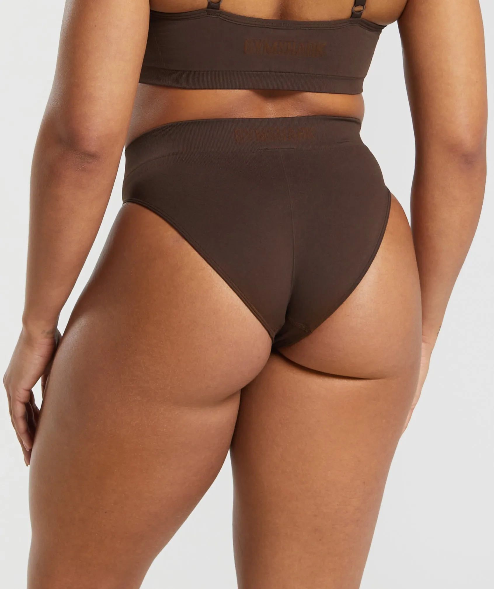 Gymshark Seamless Brief - Archive Brown sold by Gymshark product image thumbnail 2