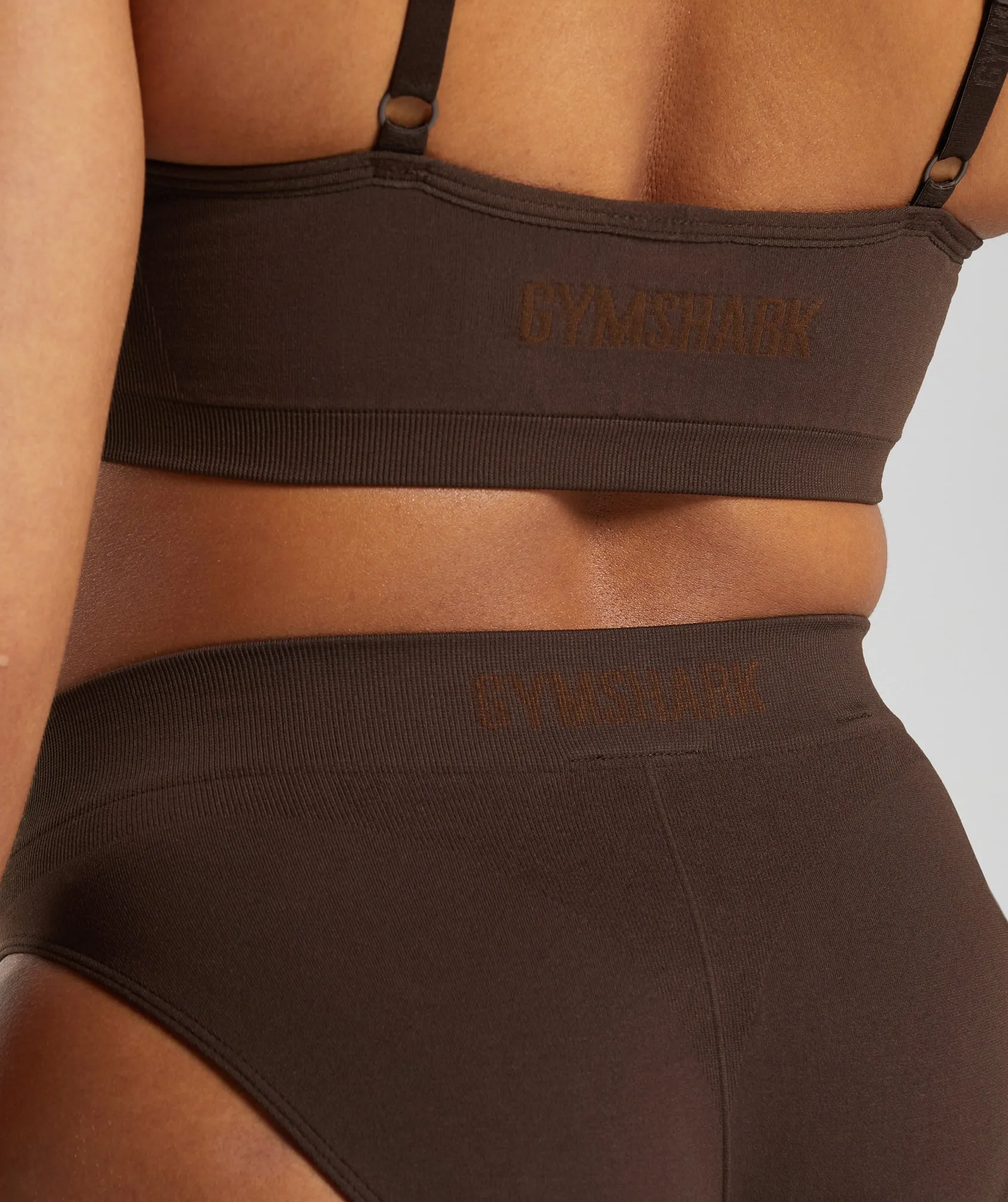 Gymshark Seamless Brief - Archive Brown sold by Gymshark product image thumbnail 5