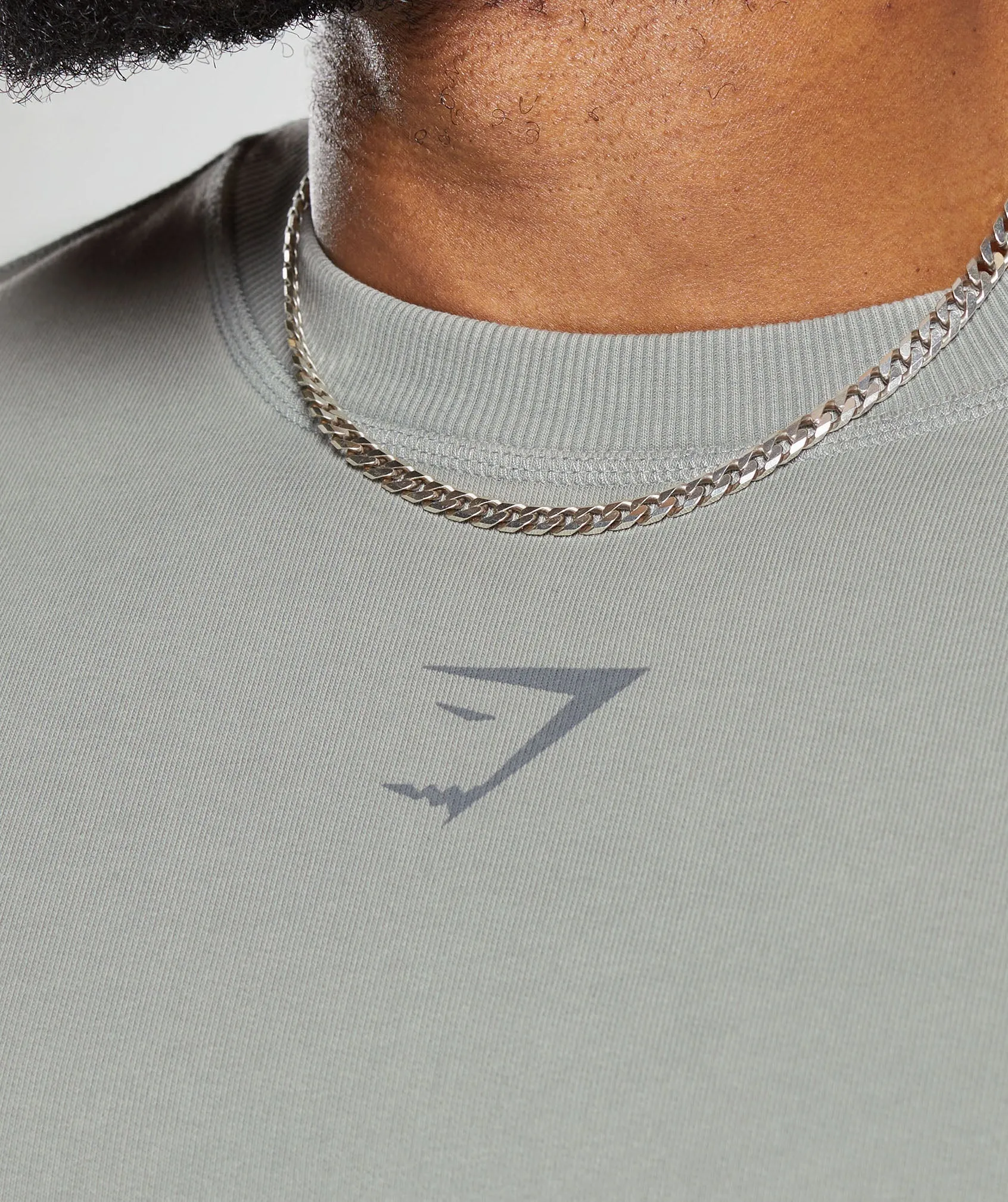 Gymshark Heritage Washed Crew - Smokey Grey sold by Gymshark product image thumbnail 5