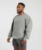 Gymshark Heritage Washed Crew - Smokey Grey sold by Gymshark