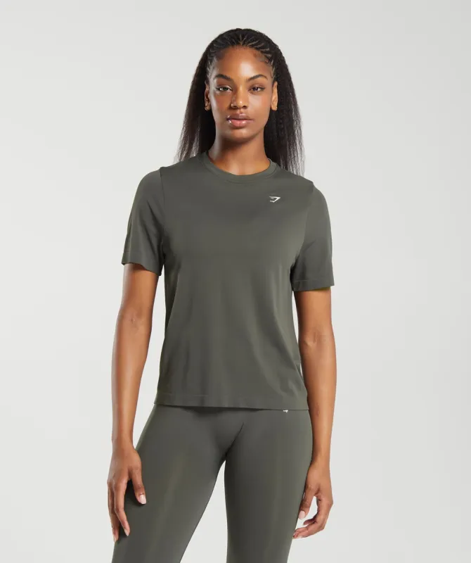 Gymshark Everyday Seamless T-Shirt - Strength Green sold by Gymshark