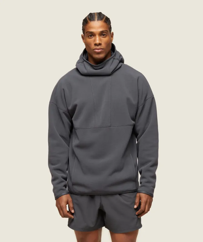 Gymshark everywear Hooded Fleece - Onyx Grey sold by Gymshark