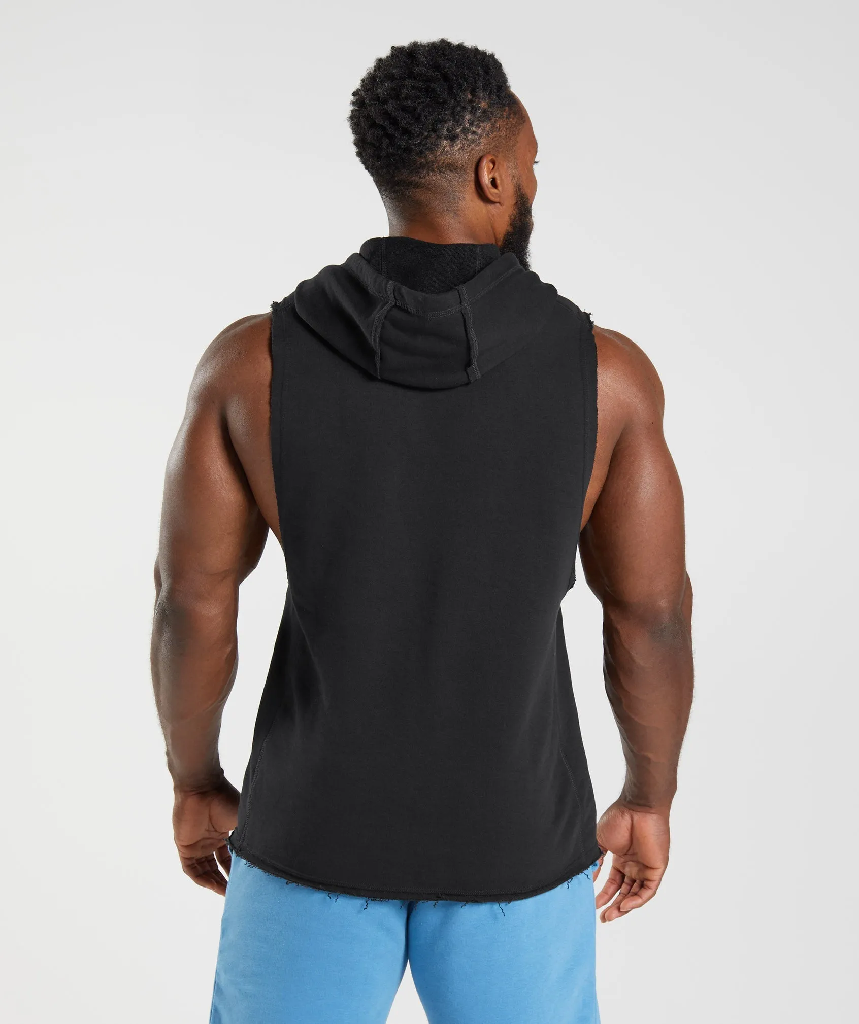 Gymshark Legacy Drop Arm Hoodie - Black sold by Gymshark product image thumbnail 2