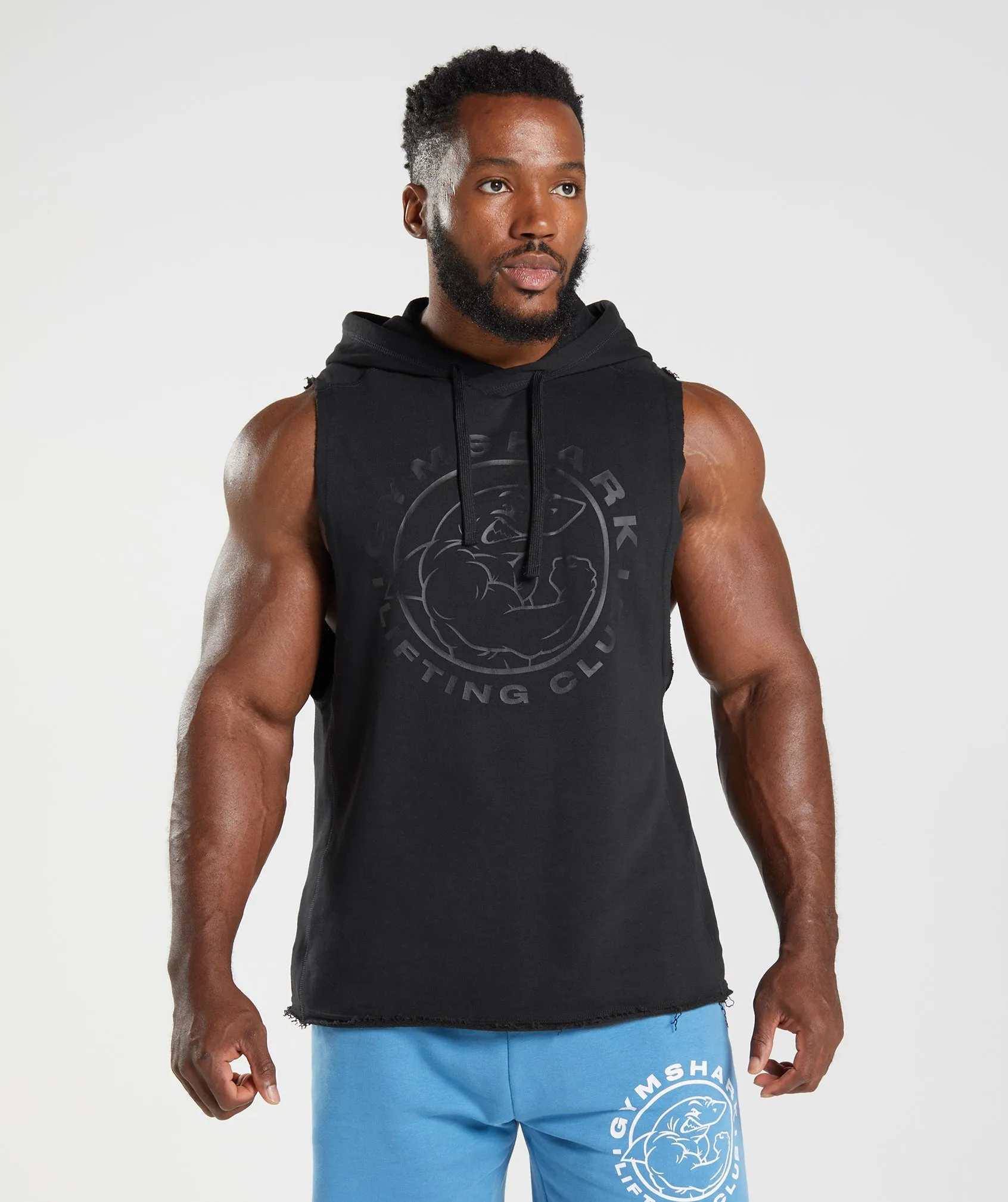 Gymshark Legacy Drop Arm Hoodie - Black sold by Gymshark