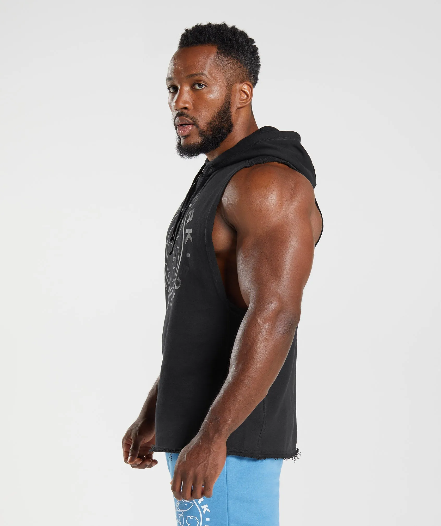 Gymshark Legacy Drop Arm Hoodie - Black sold by Gymshark product image thumbnail 3
