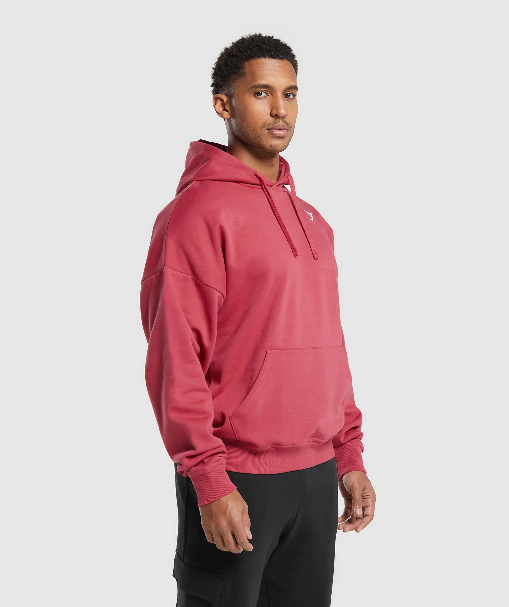 Gymshark Crest Oversized Hoodie - Vintage Pink sold by Gymshark product image thumbnail 3