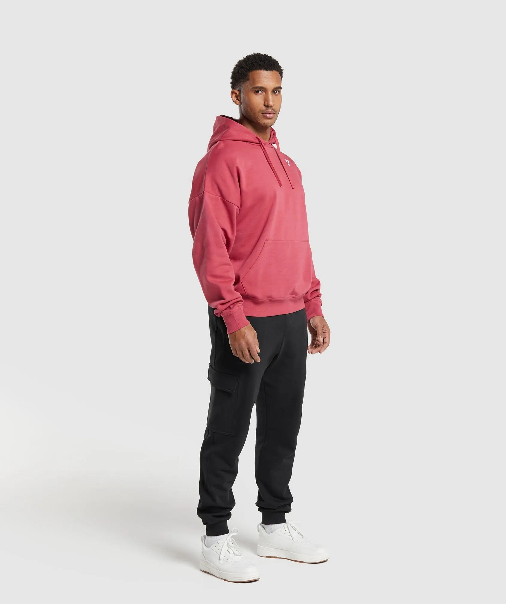 Gymshark Crest Oversized Hoodie - Vintage Pink sold by Gymshark product image thumbnail 4