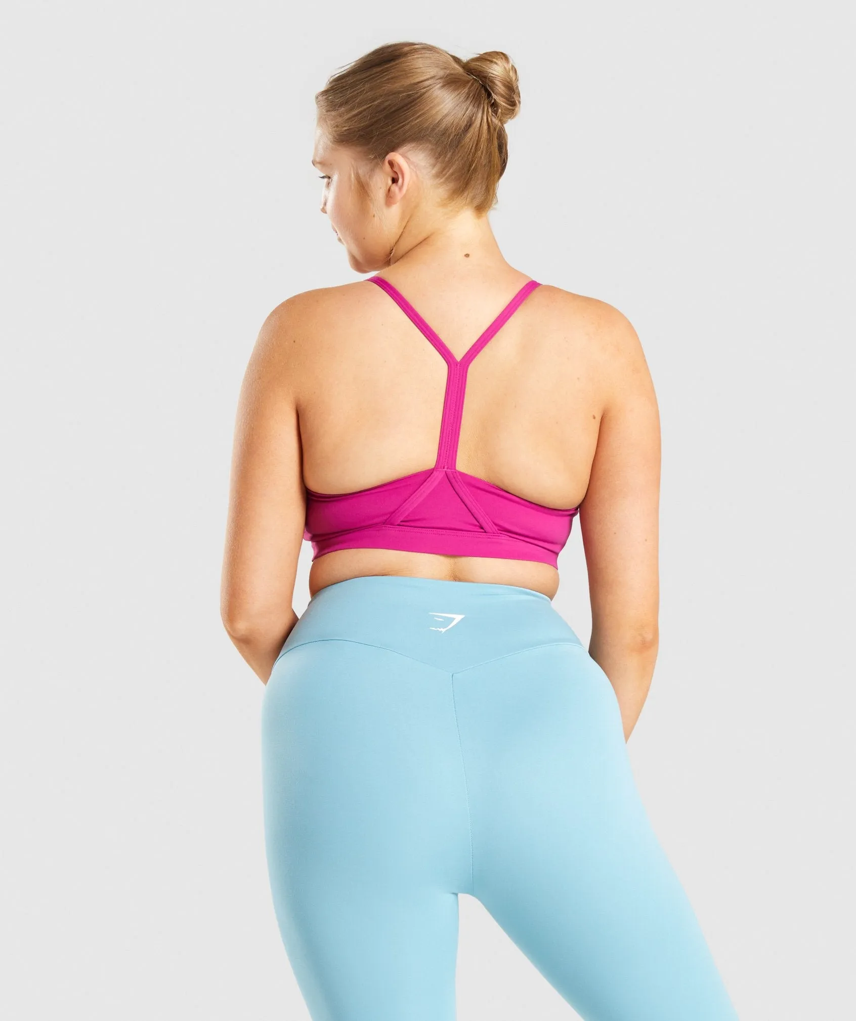 Gymshark V Neck Sports Bra - Pink sold by Gymshark product image thumbnail 2
