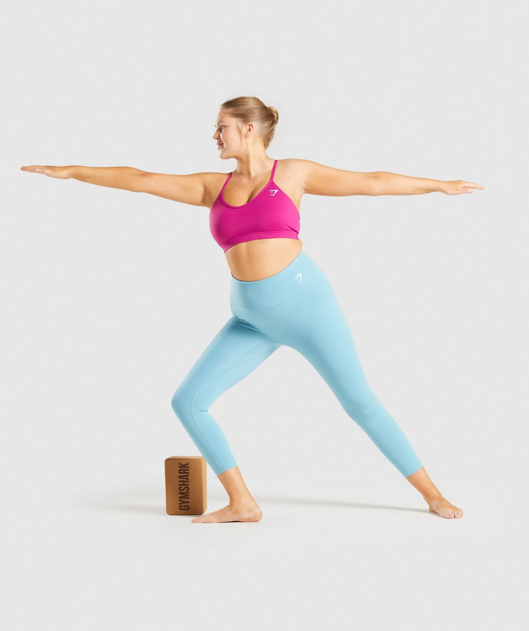 Gymshark V Neck Sports Bra - Pink sold by Gymshark product image thumbnail 4