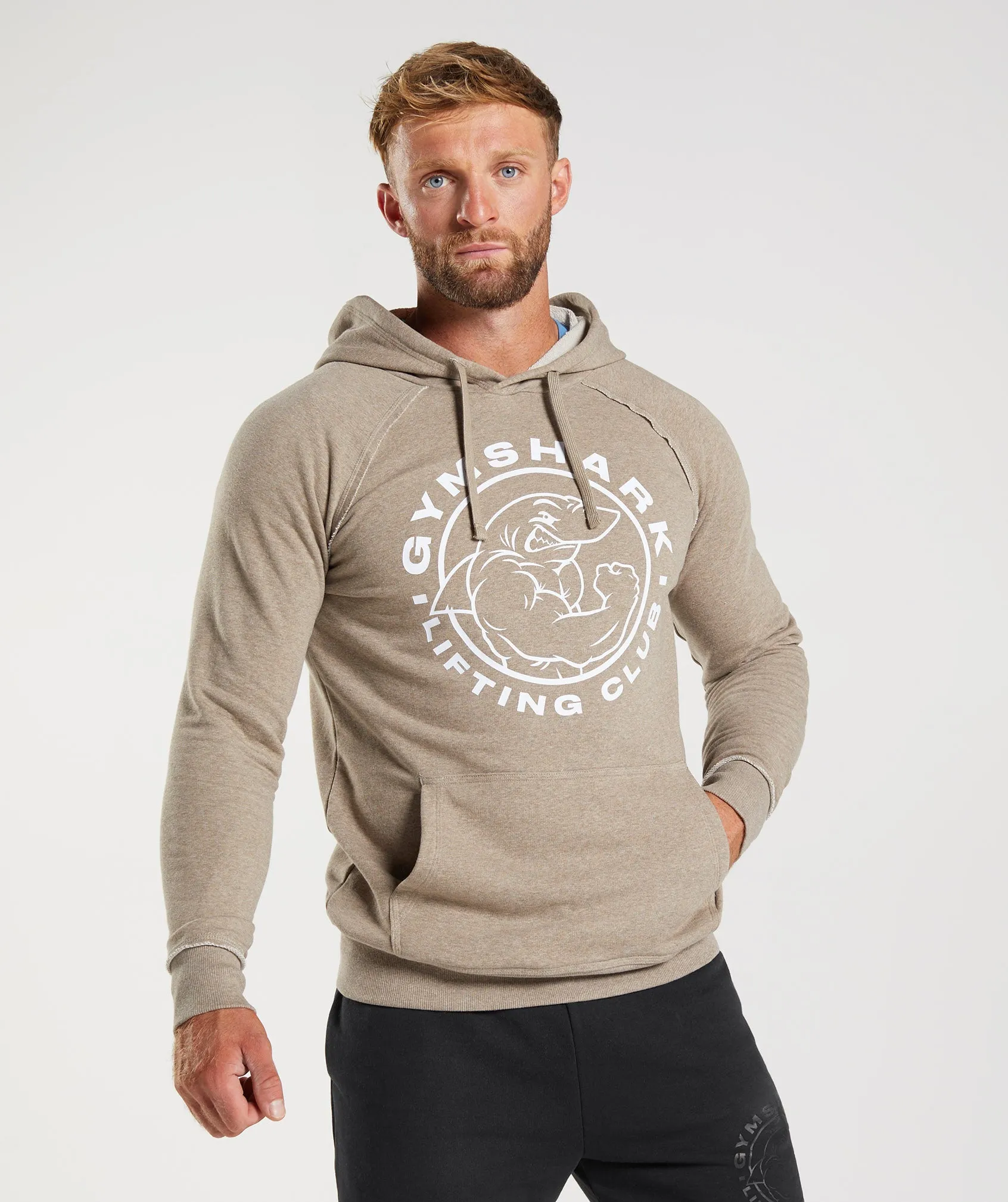 Gymshark Legacy Hoodie - Limestone Marl sold by Gymshark