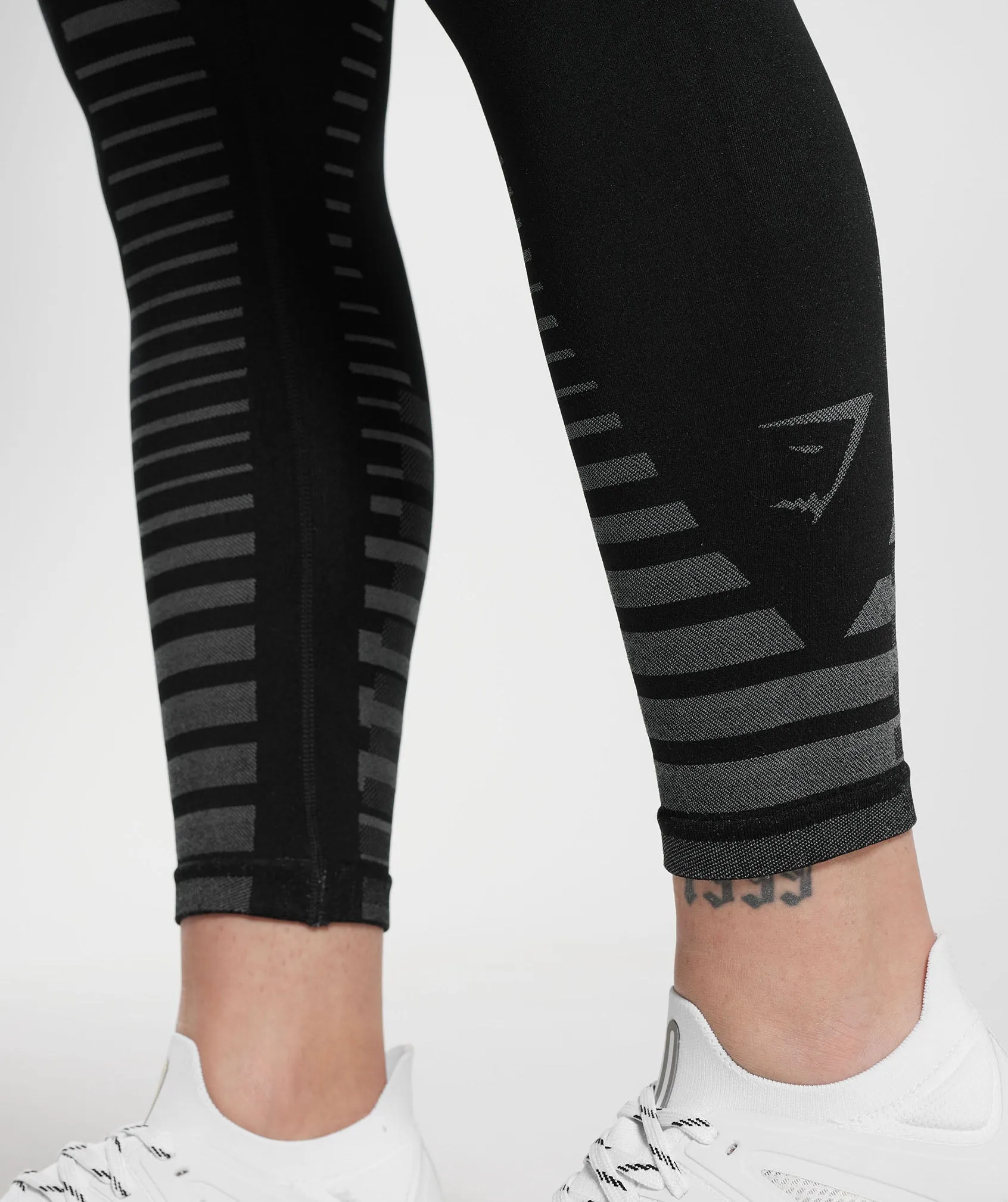 Gymshark Apex Limit Leggings - Black/Light Grey sold by Gymshark product image thumbnail 5