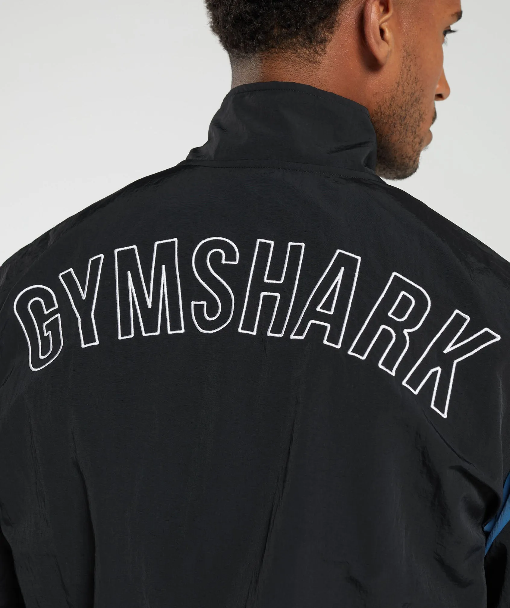 Gymshark Retro Track Jacket - Black/Blue/Purple/Soft Berry sold by Gymshark product image thumbnail 5