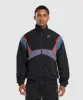 Gymshark Retro Track Jacket - Black/Blue/Purple/Soft Berry sold by Gymshark