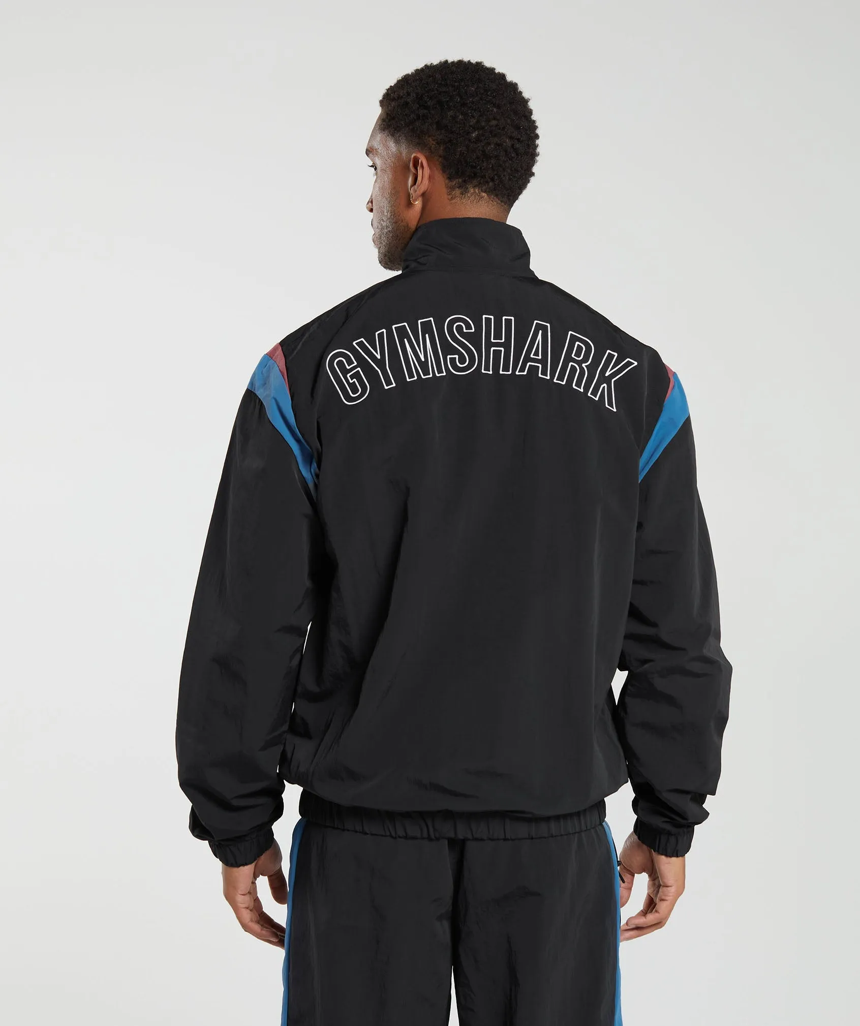 Gymshark Retro Track Jacket - Black/Blue/Purple/Soft Berry sold by Gymshark product image thumbnail 2