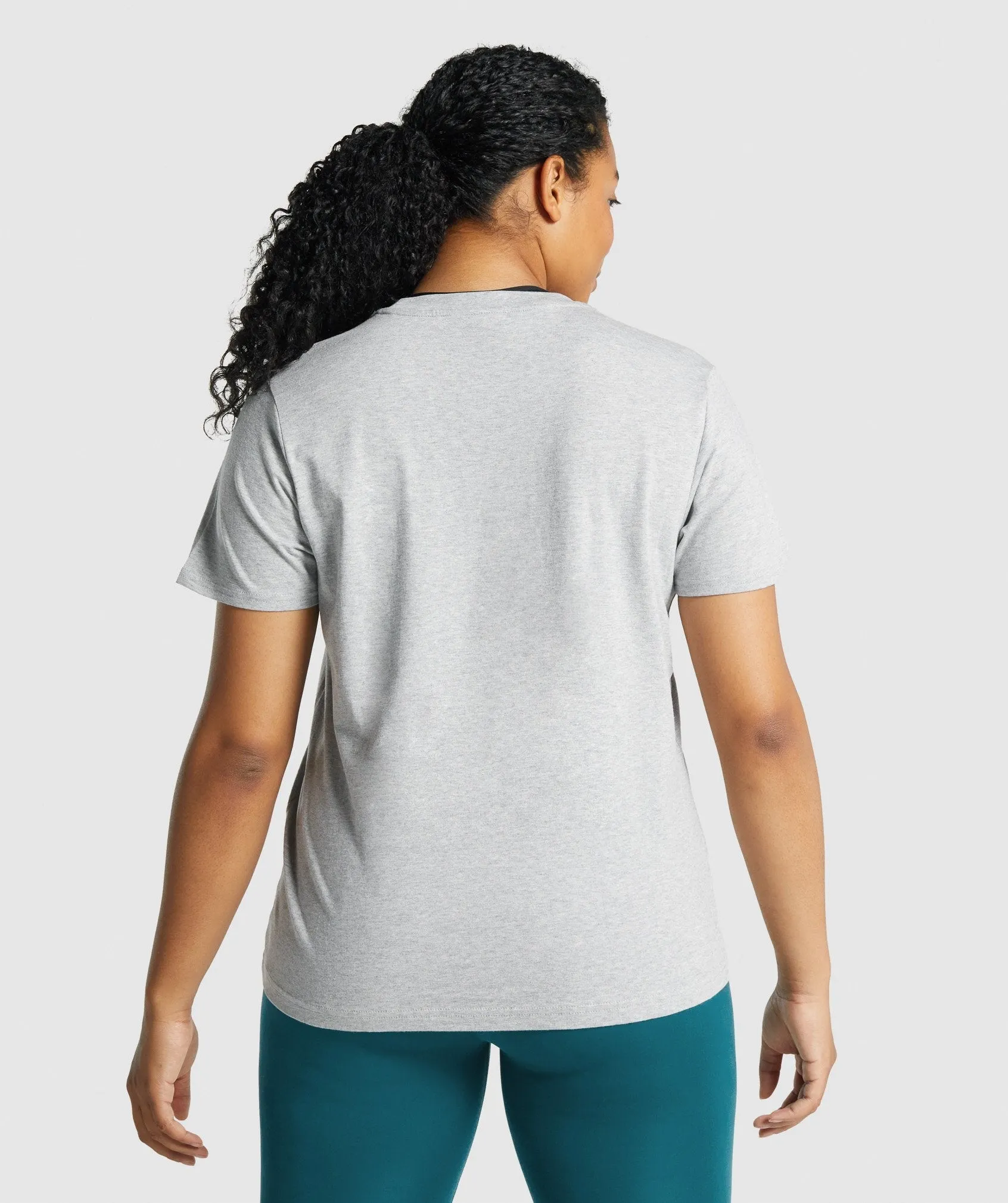 Gymshark Training Basic Tee - Light Grey Marl sold by Gymshark product image thumbnail 2
