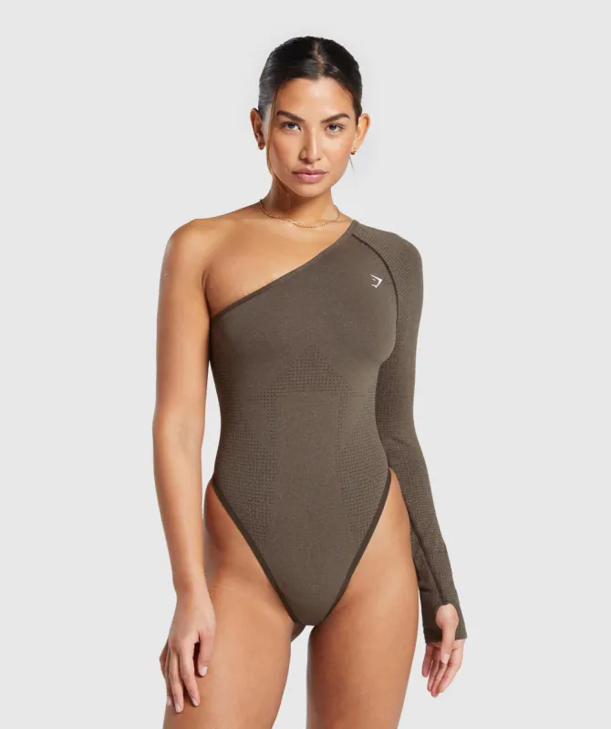 Gymshark Vital Seamless Bodysuit - Penny Brown Marl sold by Gymshark