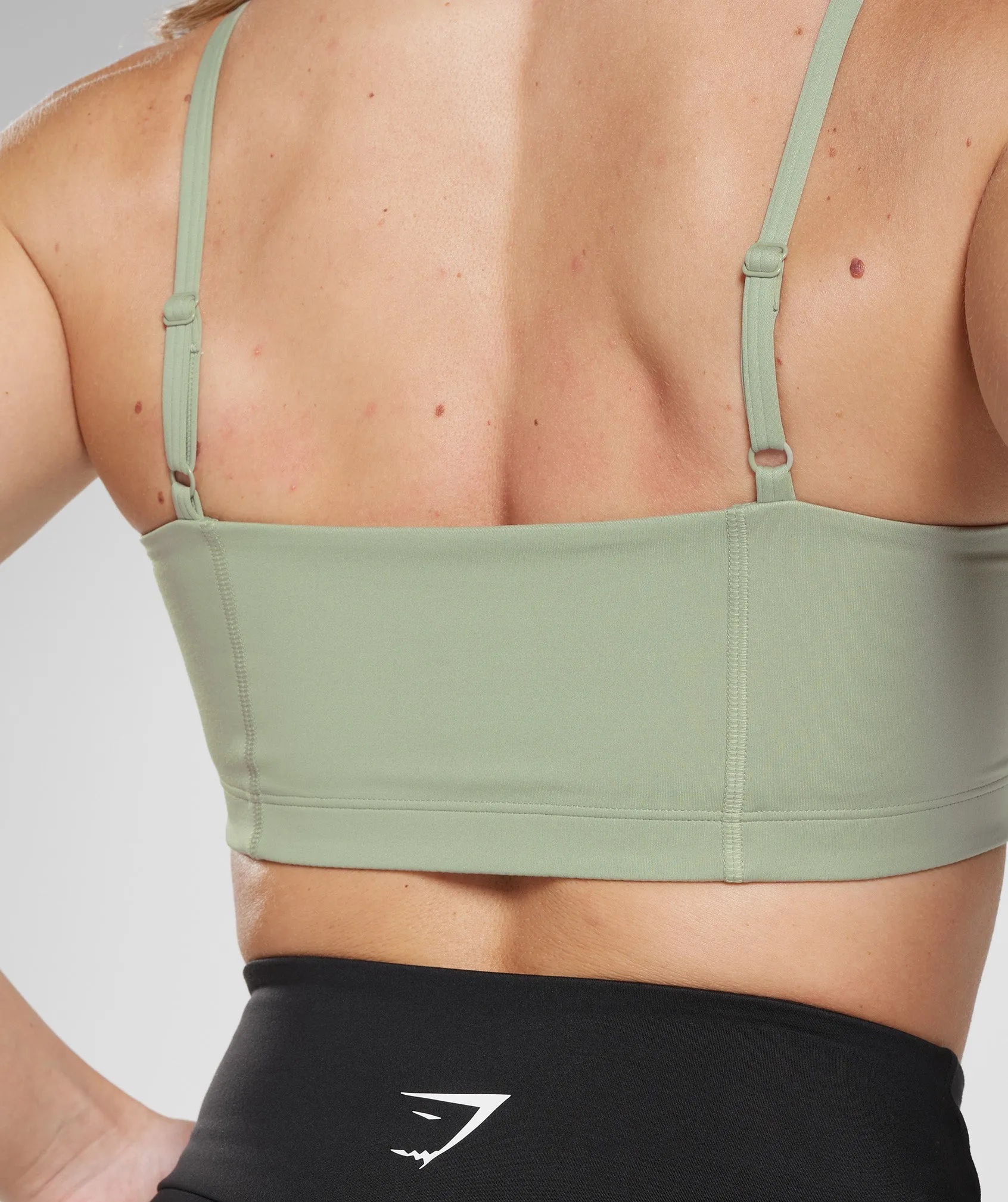 Gymshark Bandeau Sports Bra - Light Olive Green sold by Gymshark product image thumbnail 3