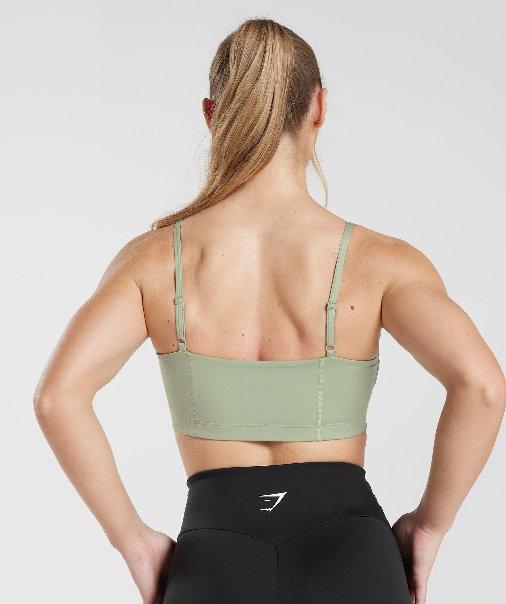 Gymshark Bandeau Sports Bra - Light Olive Green sold by Gymshark product image thumbnail 2