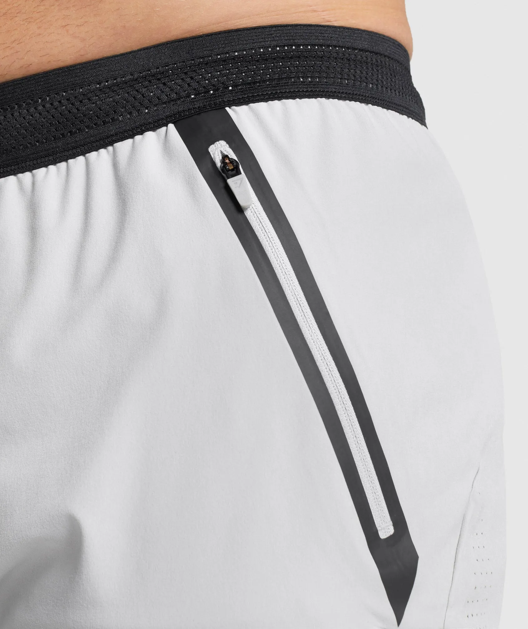 Gymshark Apex 7" Perform Shorts - Light Grey sold by Gymshark product image thumbnail 5
