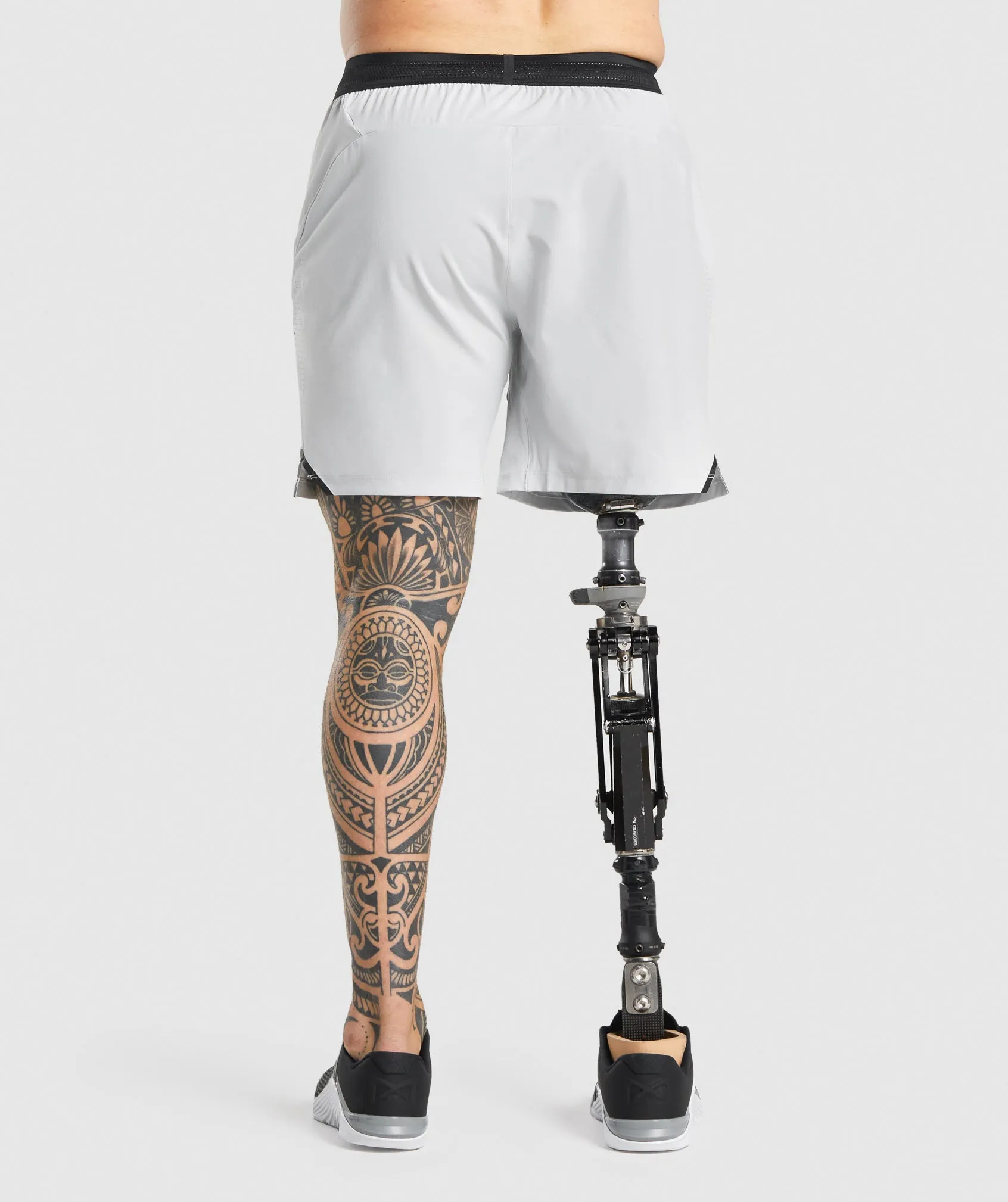 Gymshark Apex 7" Perform Shorts - Light Grey sold by Gymshark product image thumbnail 2