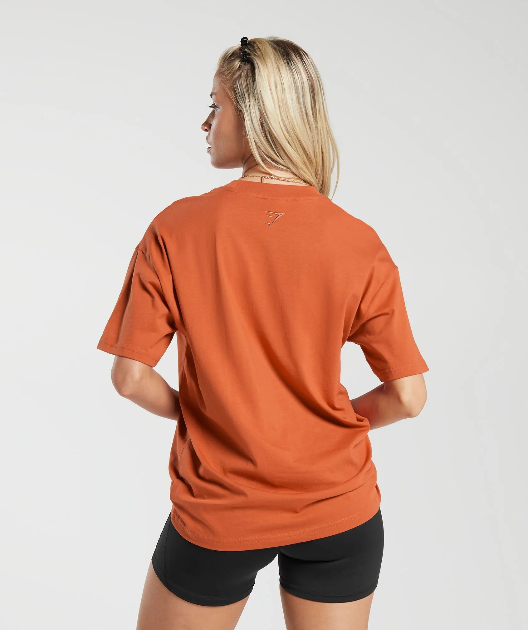 Gymshark Block Oversized T-Shirt - Rust Orange sold by Gymshark product image thumbnail 2