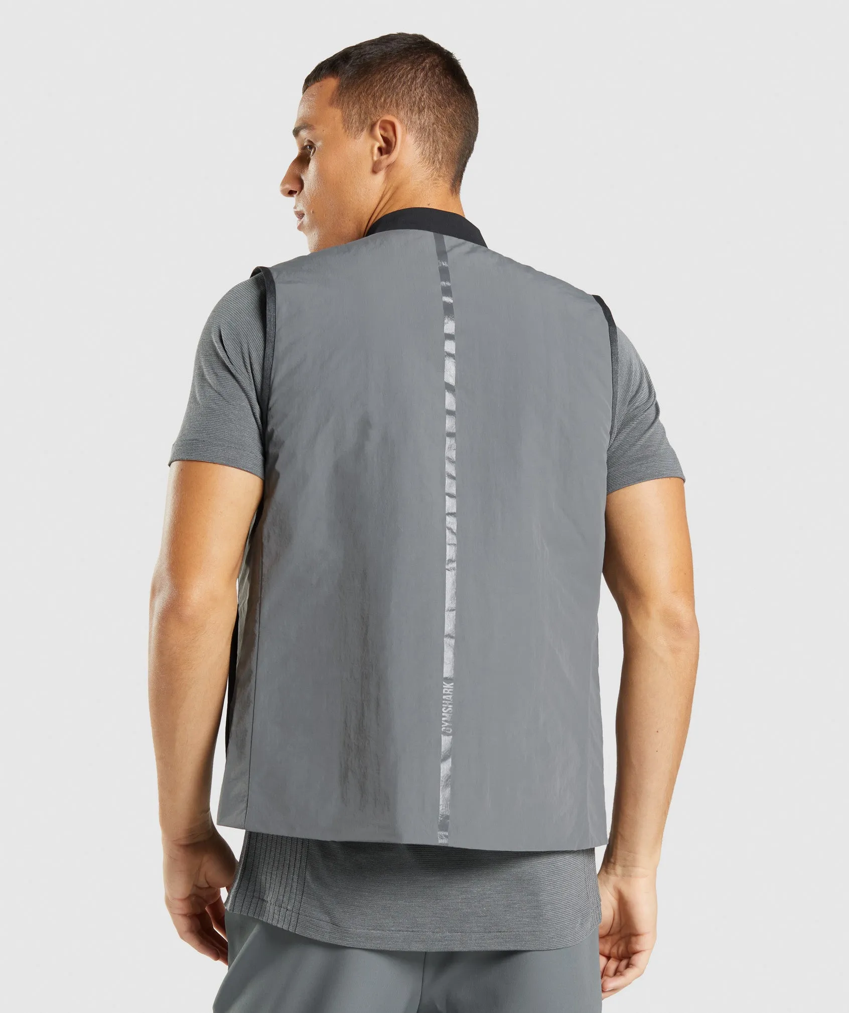 Gymshark Retake Reversible Vest - Charcoal/Black sold by Gymshark product image thumbnail 2