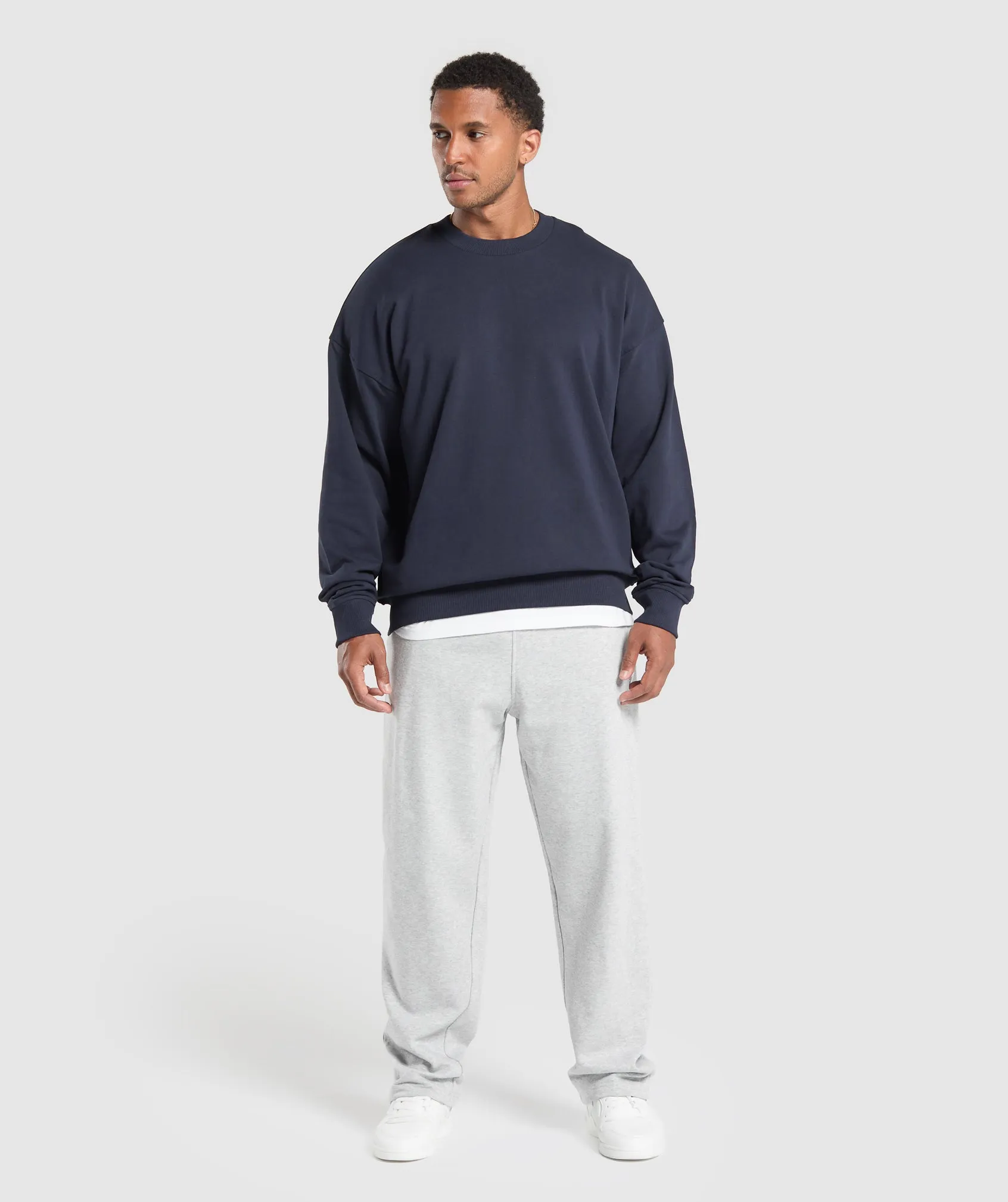 Gymshark Rest Day Essentials Crew - Heavy Blue sold by Gymshark product image thumbnail 4