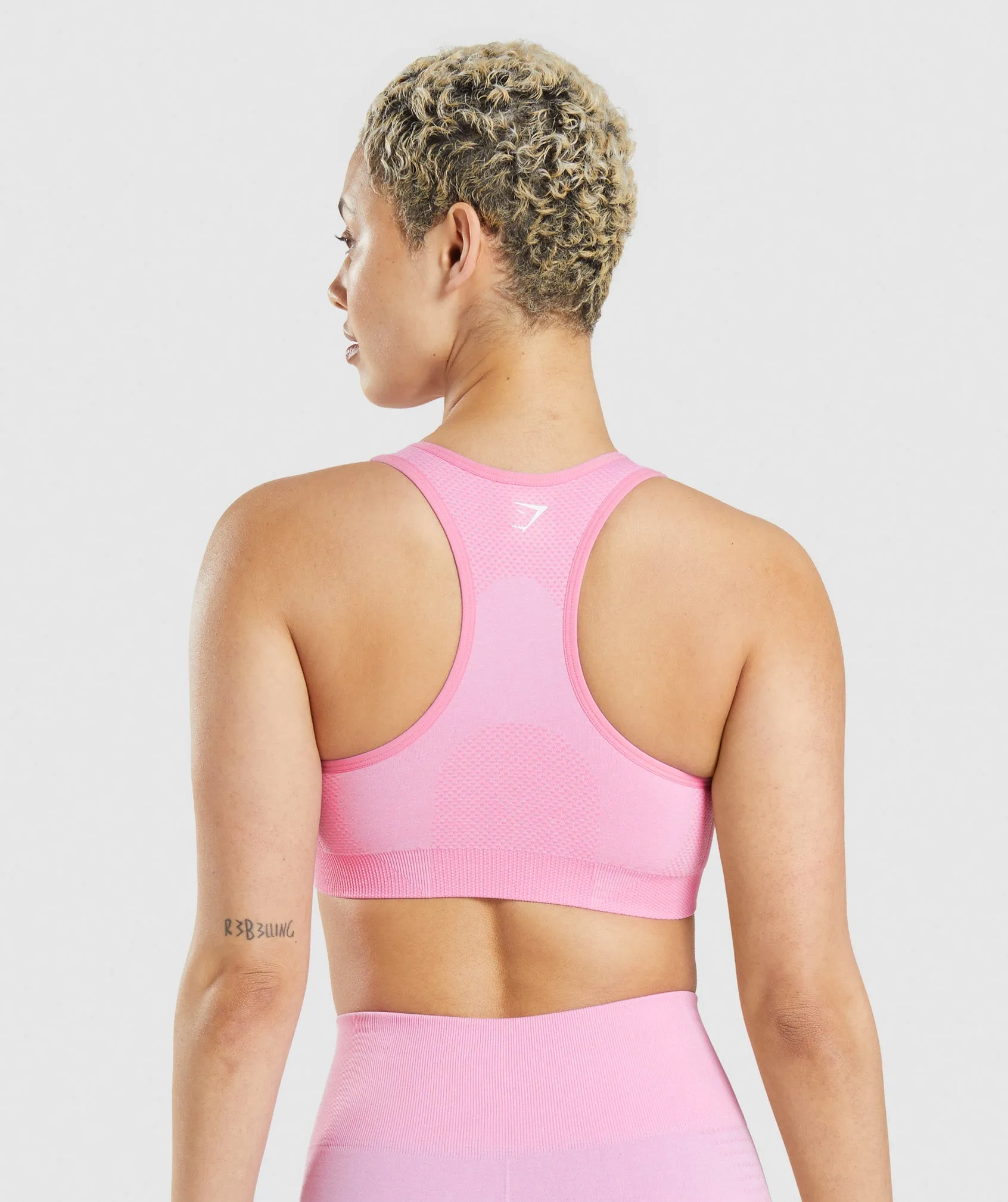 Gymshark Vital Seamless 2.0 Sports Bra - Sorbet Pink Marl sold by Gymshark product image thumbnail 2