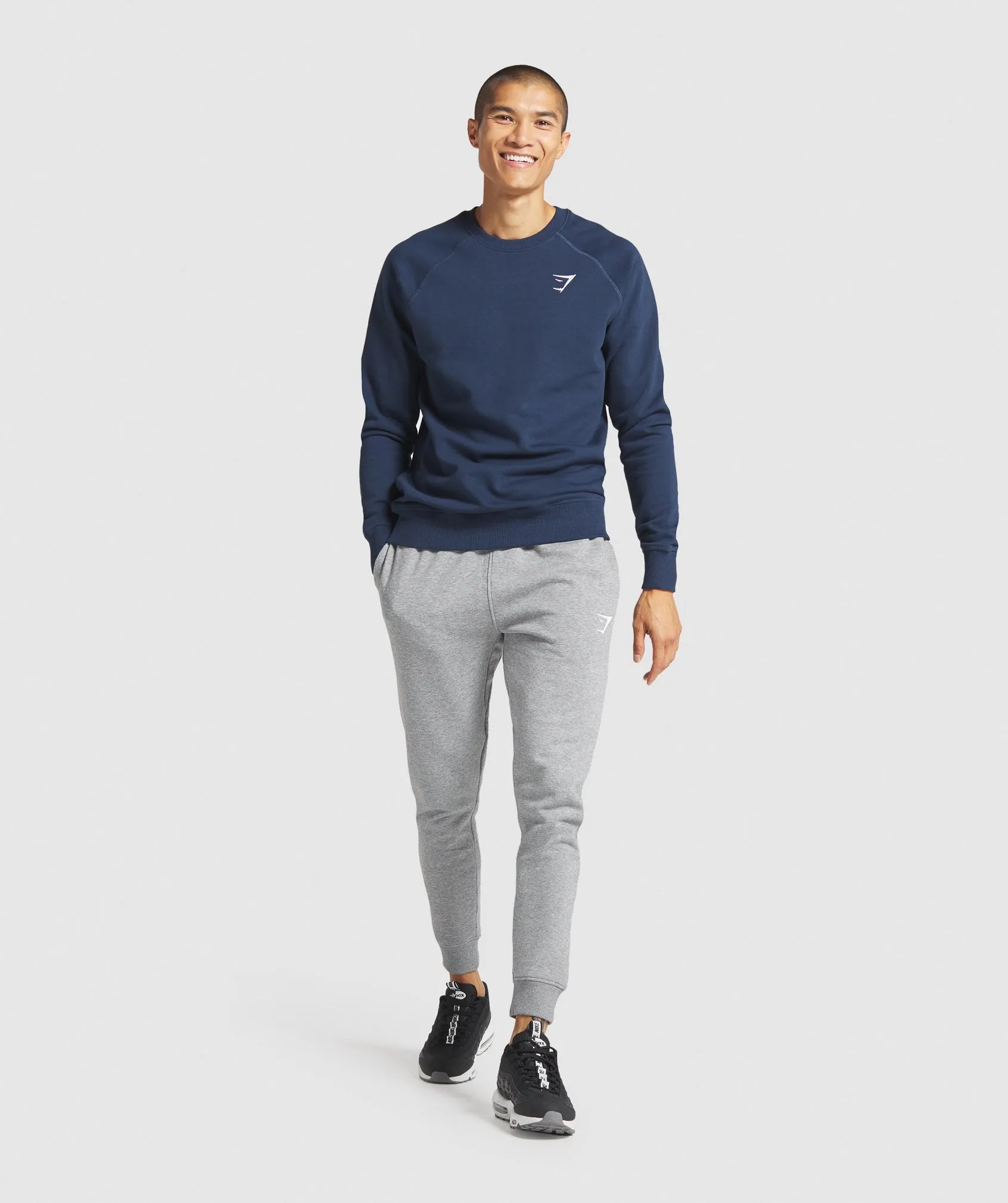 Gymshark Crest Joggers - Charcoal Marl sold by Gymshark product image thumbnail 4