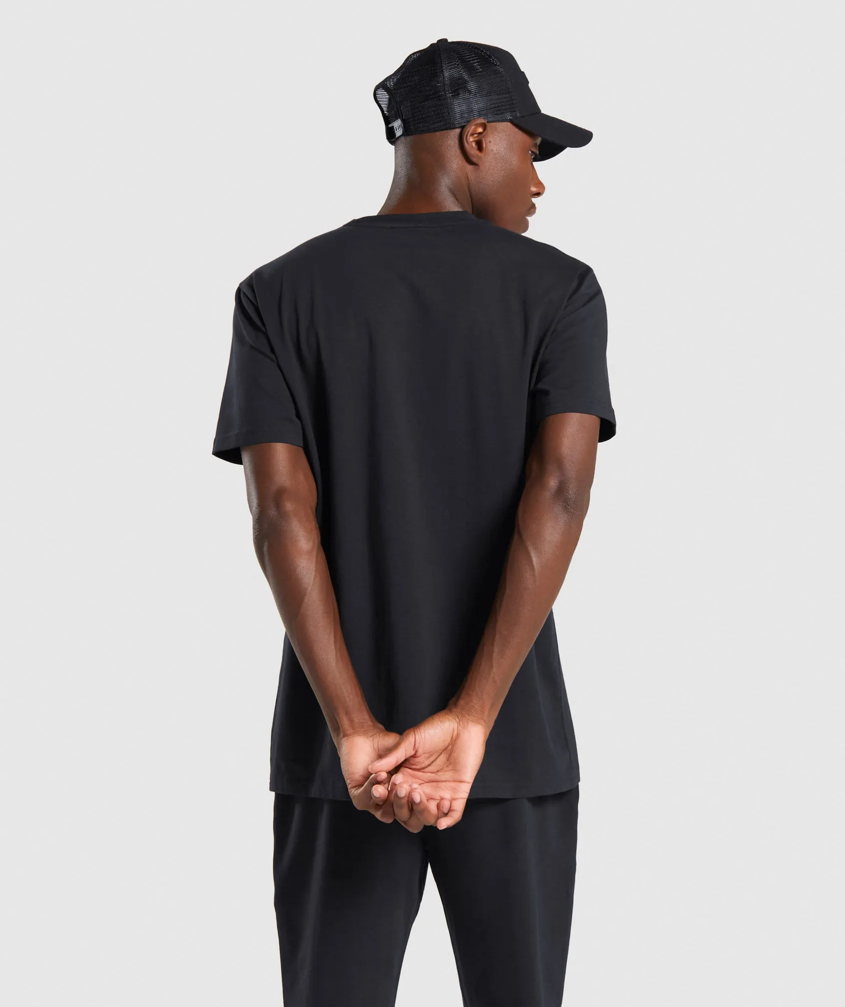Gymshark Critical Regular Fit T-Shirt - Black sold by Gymshark product image thumbnail 2