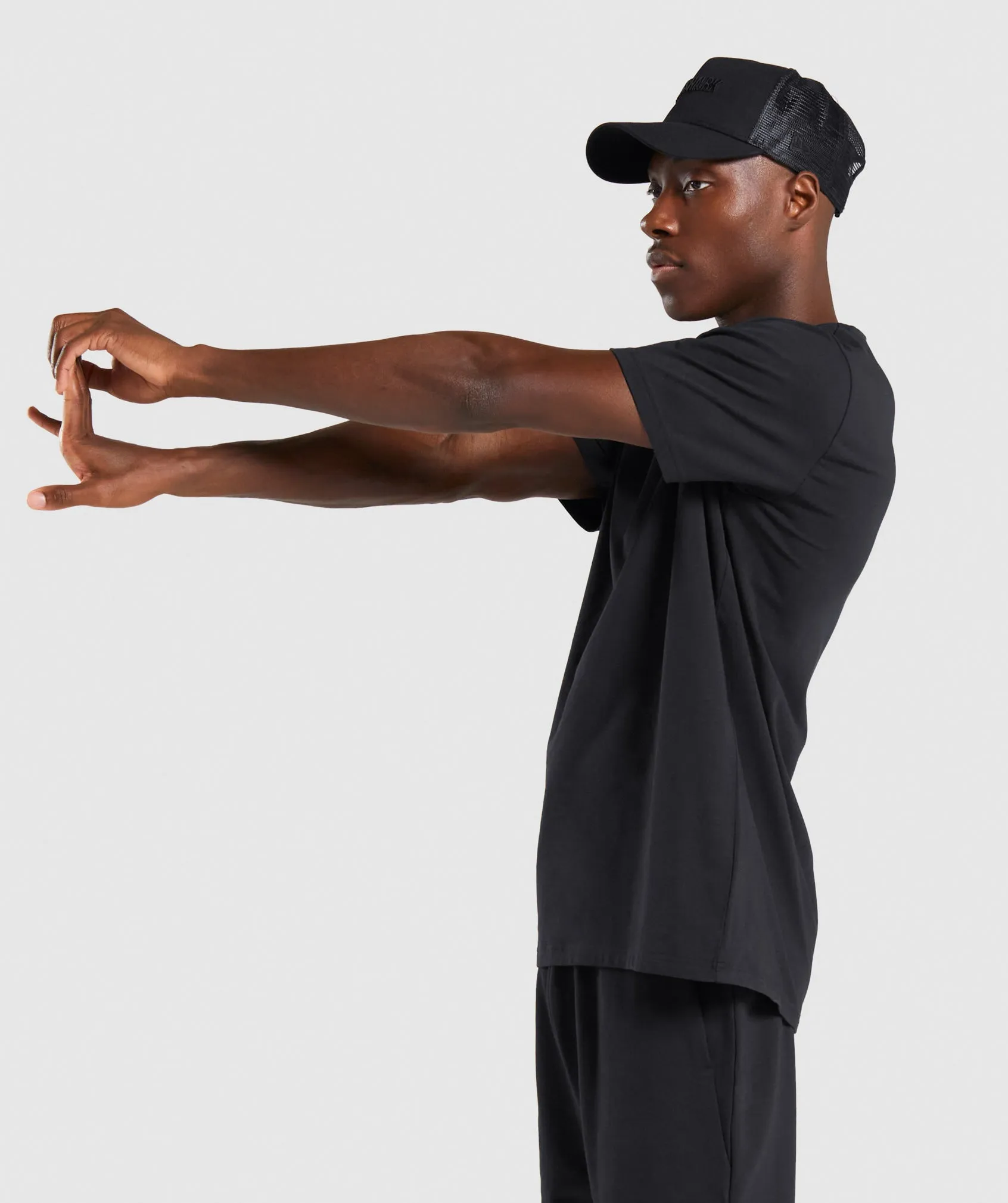 Gymshark Critical Regular Fit T-Shirt - Black sold by Gymshark product image thumbnail 3