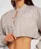 Gymshark Cropped Bomber Jacket - Stone Pink sold by Gymshark