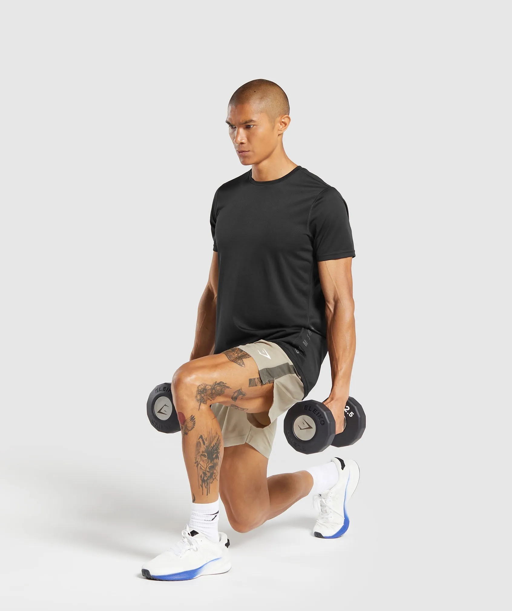 Gymshark Sport 7" Shorts - Sand Brown/Camo Brown sold by Gymshark product image thumbnail 4