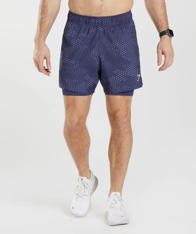 Gymshark Sport 5" 2 In 1 Shorts - Velvet Purple sold by Gymshark