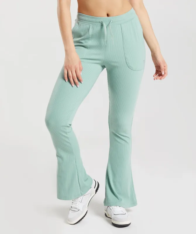 Gymshark Pause Flared Pants - Maya Blue made by Gymshark