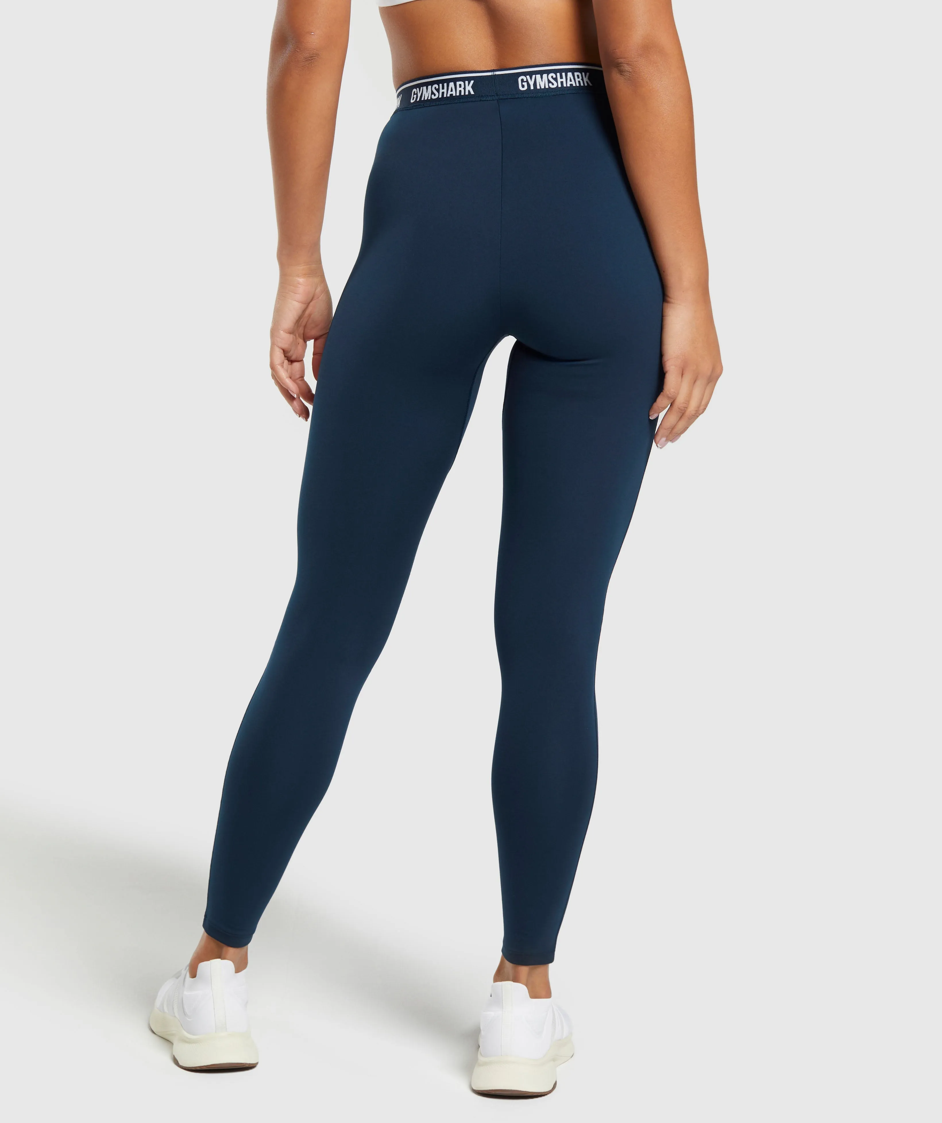 Gymshark Everyday Gymshark Waistband Leggings - Navy sold by Gymshark product image thumbnail 2