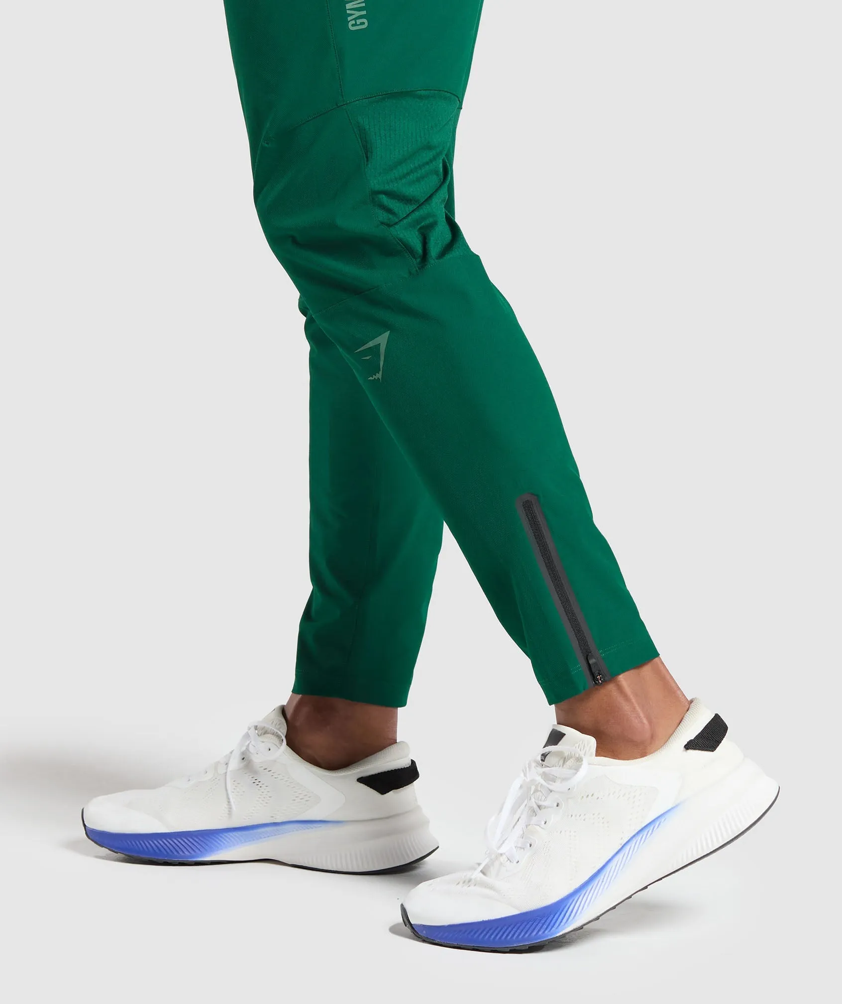 Gymshark Hybrid Woven Joggers - Woodland Green sold by Gymshark product image thumbnail 5