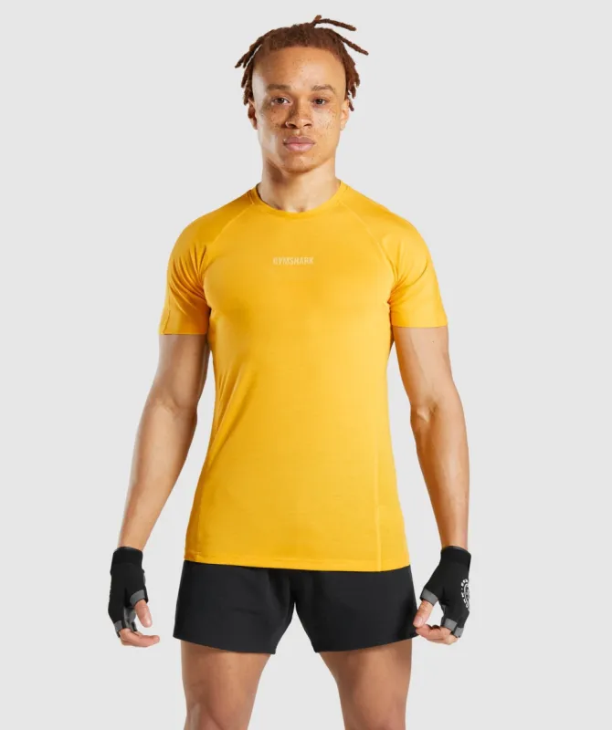Gymshark Chalk T-Shirt - Yellow sold by Gymshark