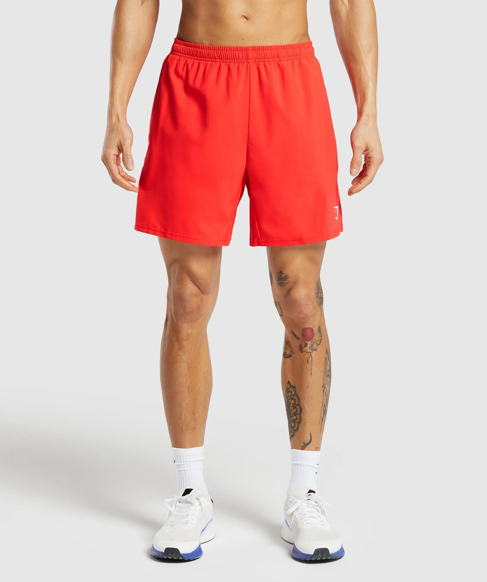 Gymshark Arrival 7" Shorts - Pow Red sold by Gymshark