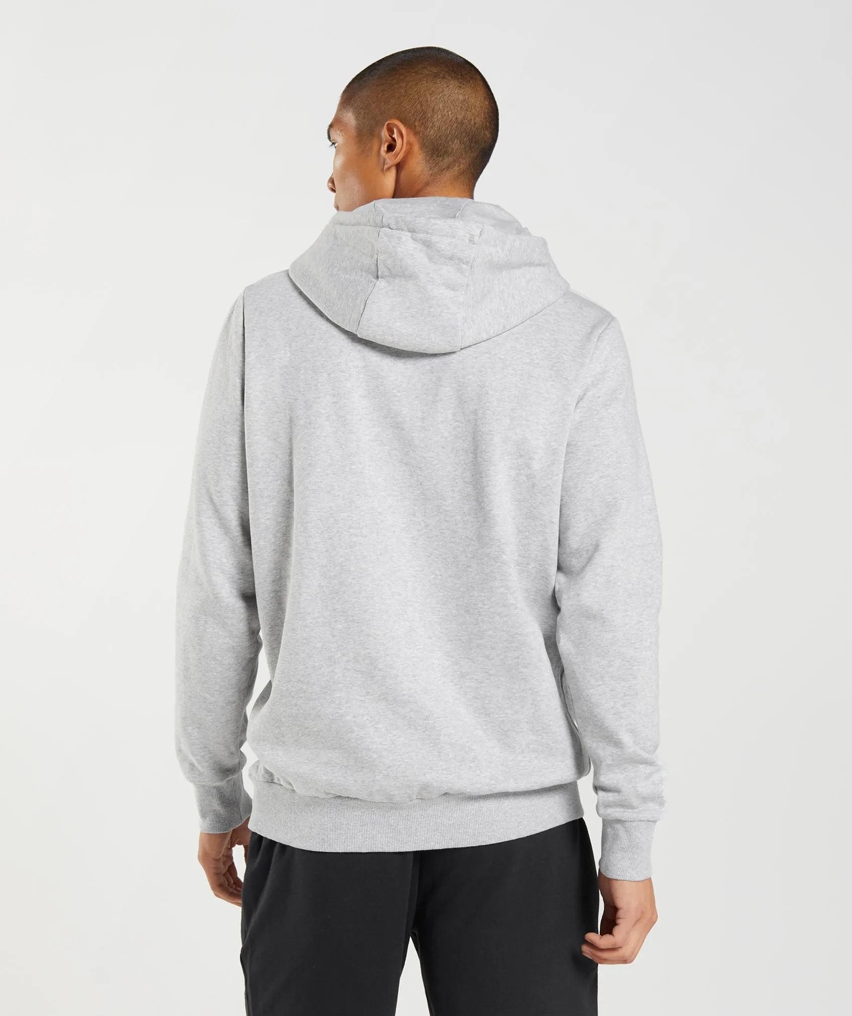 Gymshark Block Hoodie - Light Grey Marl sold by Gymshark product image thumbnail 2