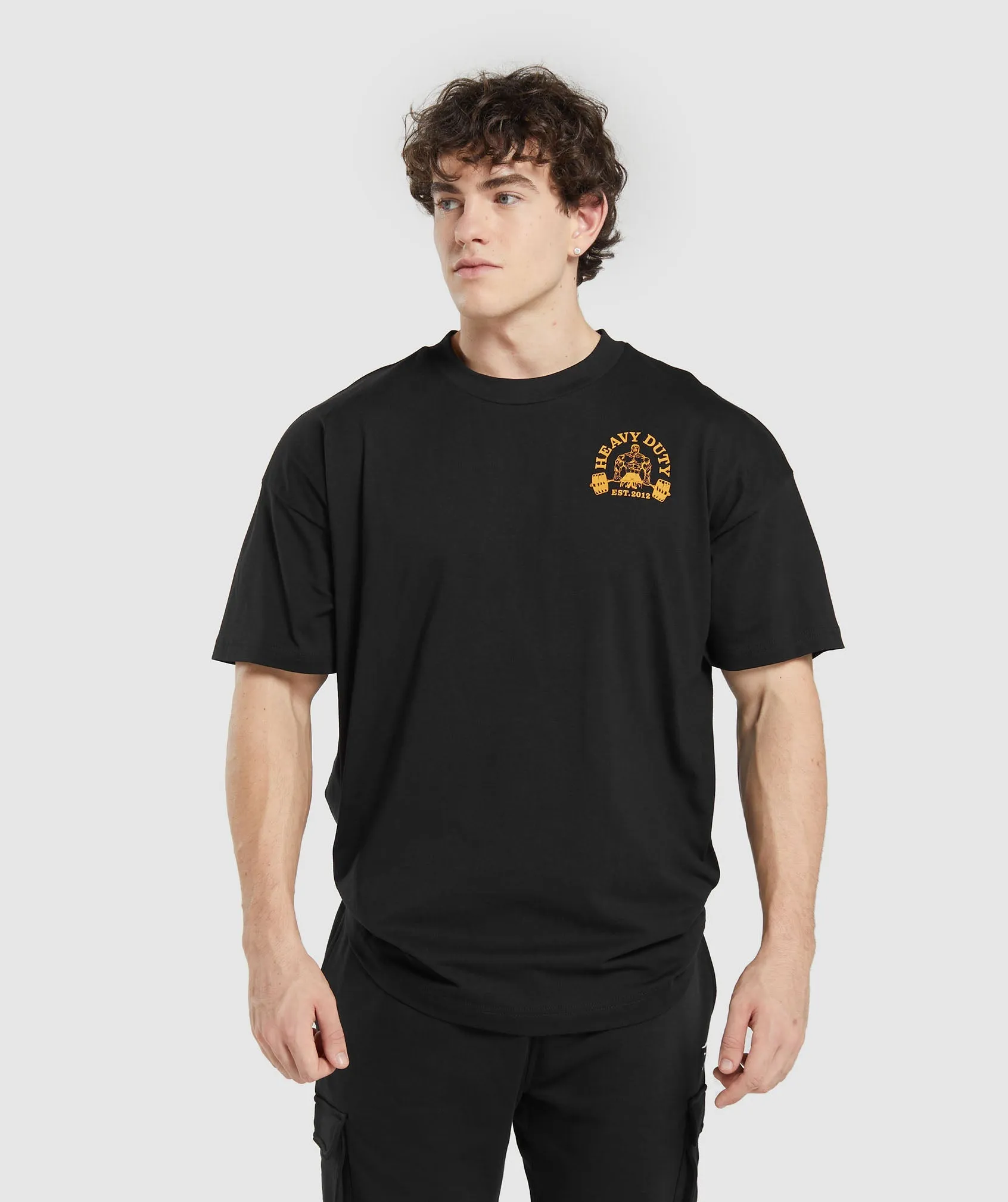 Gymshark Heavy Duty T-Shirt - Black sold by Gymshark product image thumbnail 2