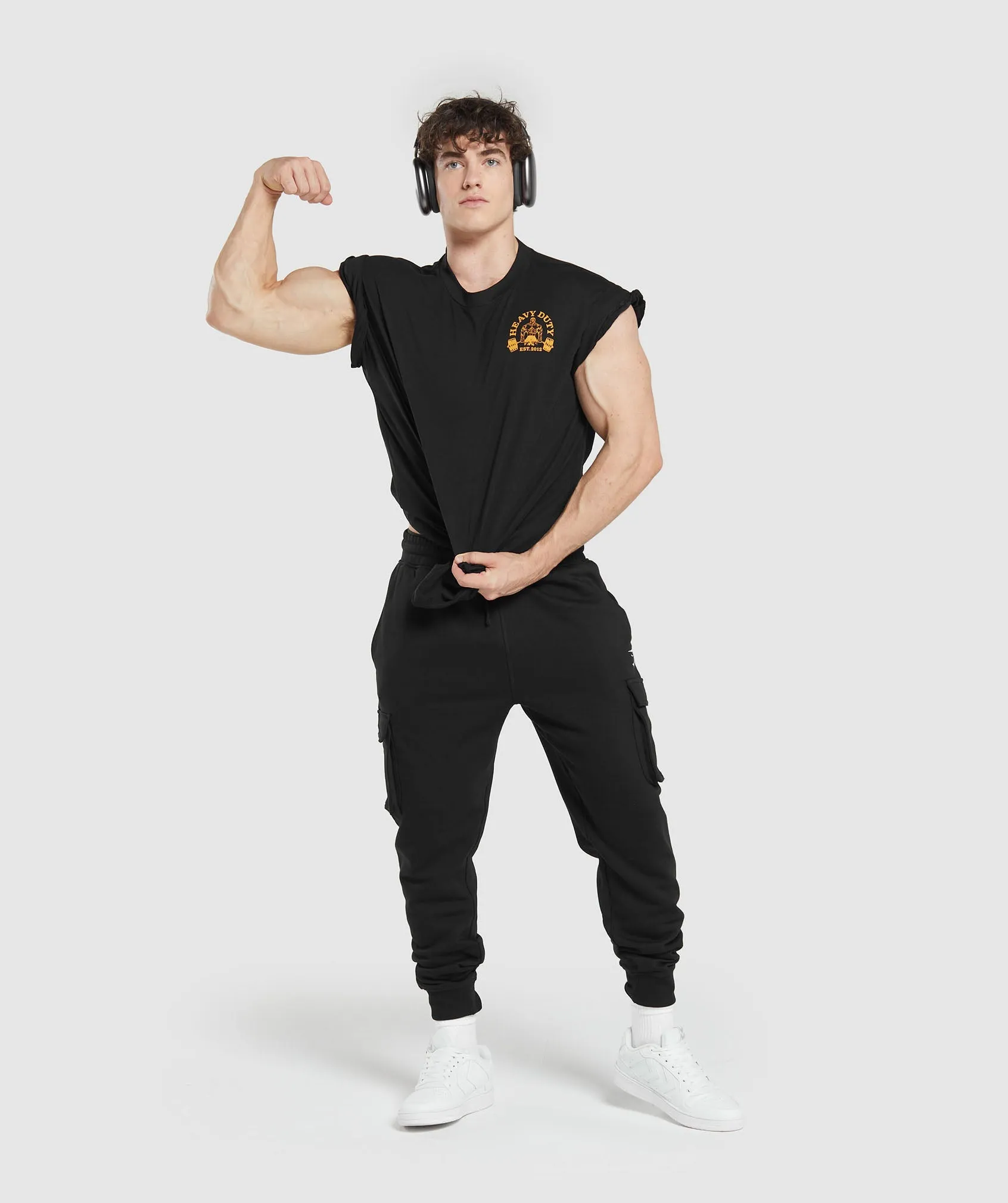 Gymshark Heavy Duty T-Shirt - Black sold by Gymshark product image thumbnail 4
