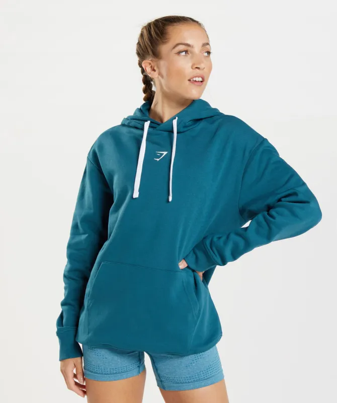 Gymshark Fraction Hoodie - Atlantic Blue sold by Gymshark