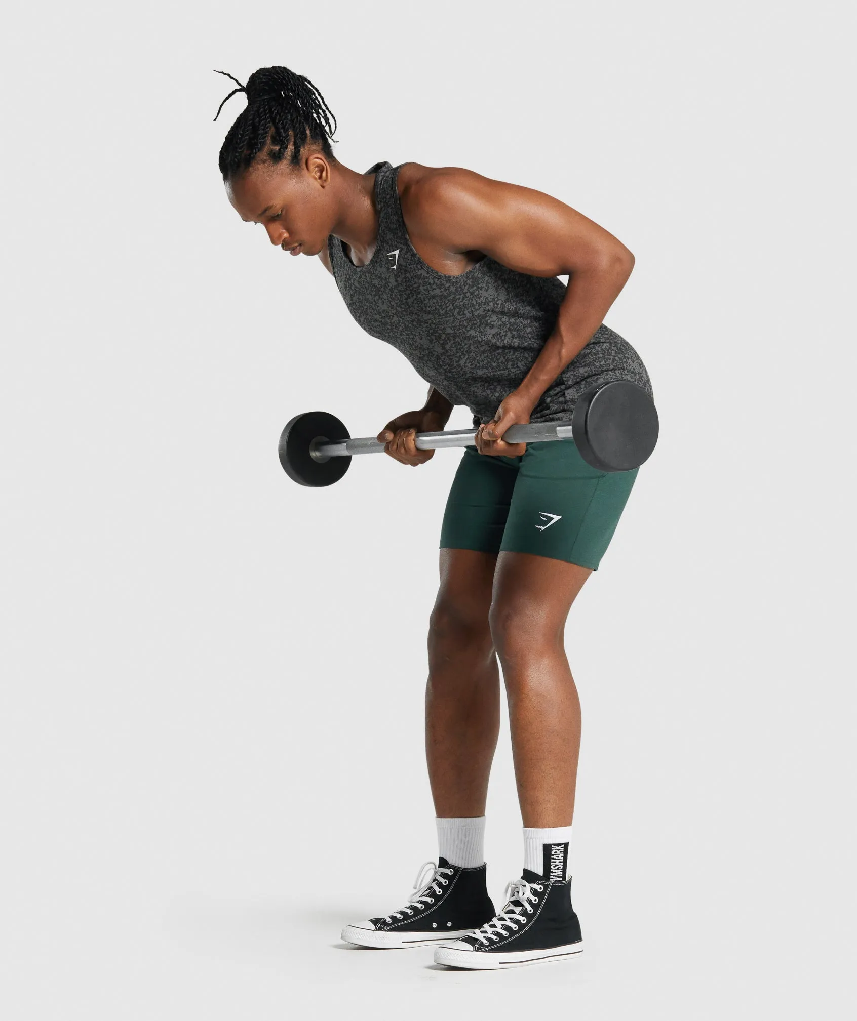 Gymshark Critical 2.0 Tank - Charcoal Print sold by Gymshark product image thumbnail 4