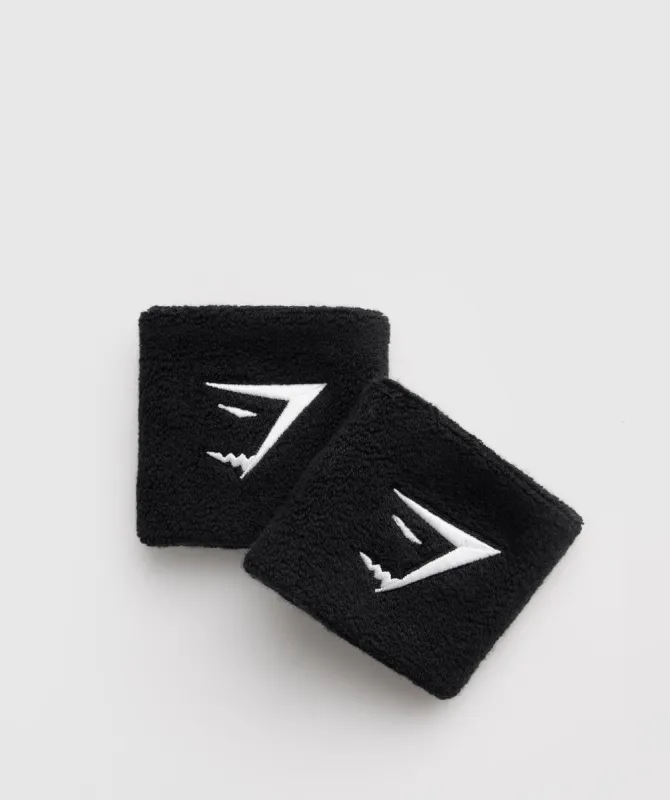 Gymshark Sharkhead Sweat Bands - Black sold by Gymshark