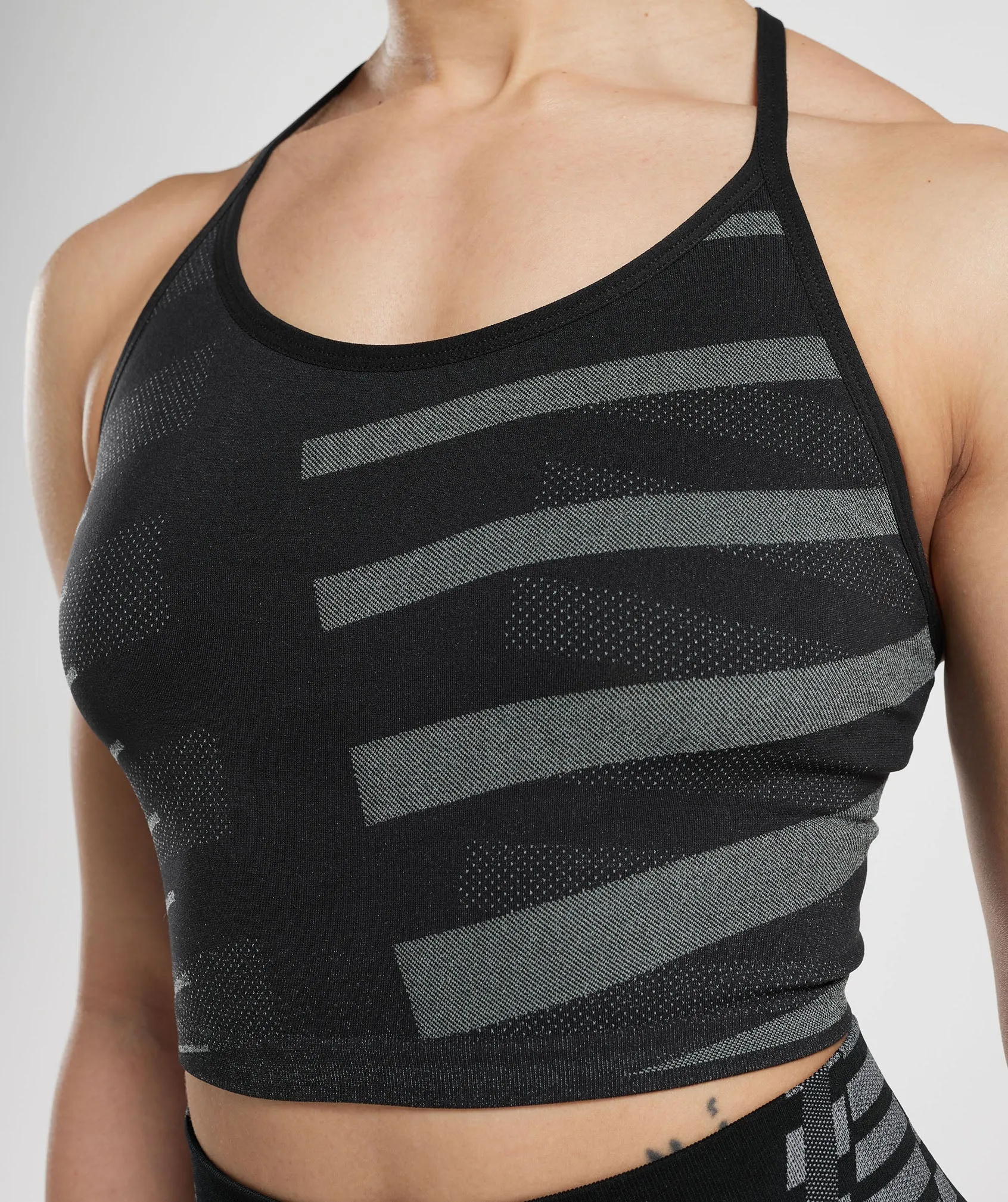 Gymshark Apex Limit Cami Tank - Black/Light Grey sold by Gymshark product image thumbnail 5