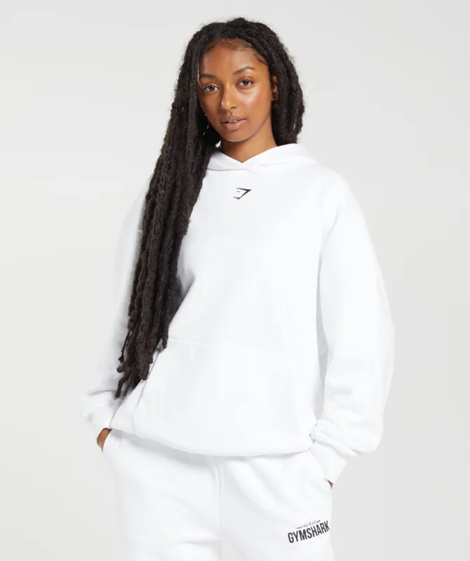 GS x Leana Deeb Oversized Hoodie - White made by Gymshark