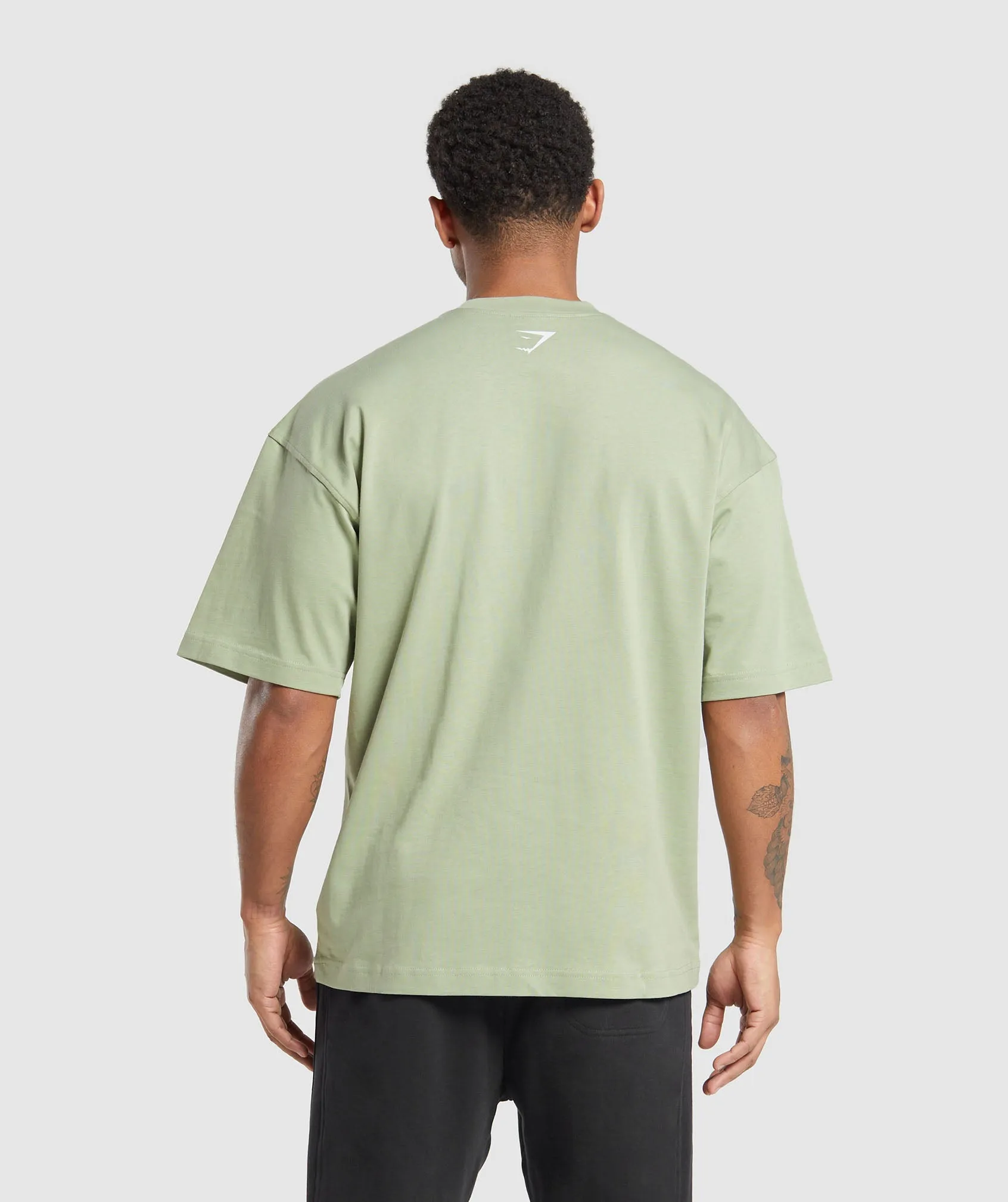 Gymshark Collegiate T-Shirt - Faded Green sold by Gymshark product image thumbnail 2