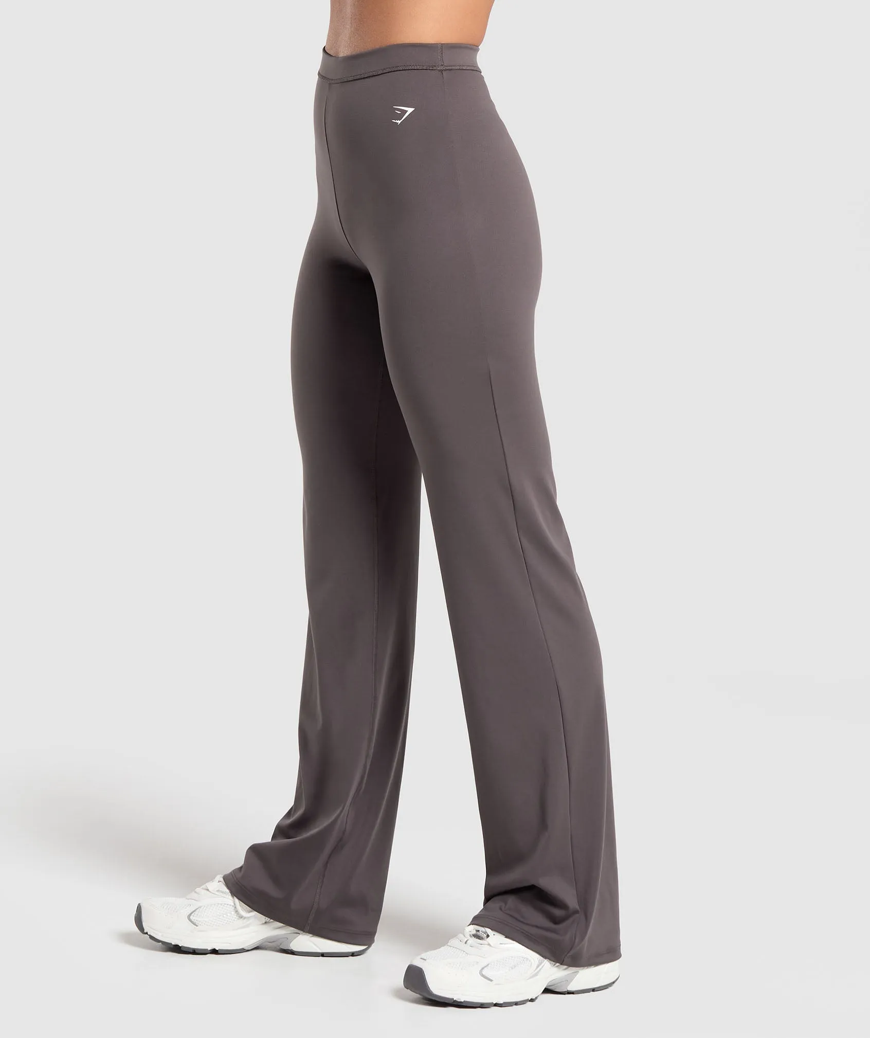 Gymshark Everyday Regular Flared Leggings - Greyed Purple sold by Gymshark product image thumbnail 3