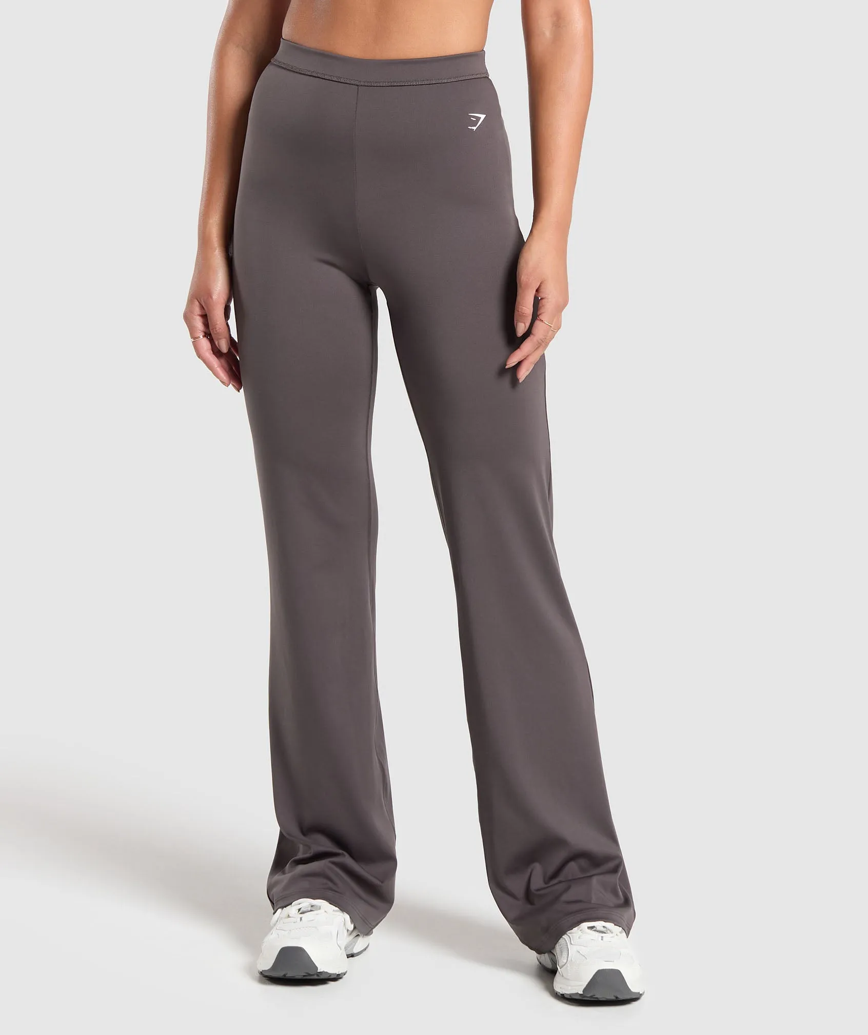 Gymshark Everyday Regular Flared Leggings - Greyed Purple sold by Gymshark